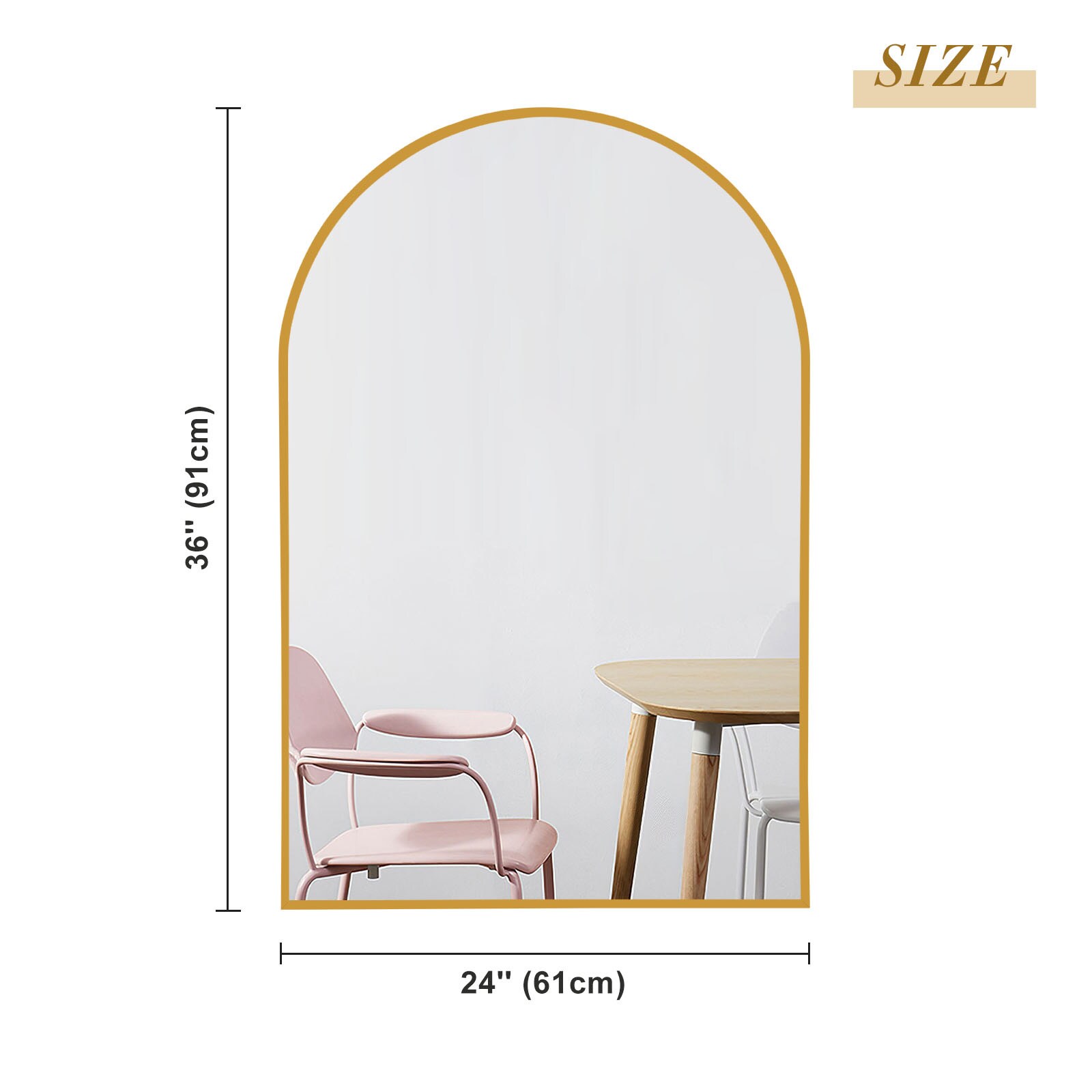 Dovelina LS-A091 Framed-Bath-Mirrors - View #6