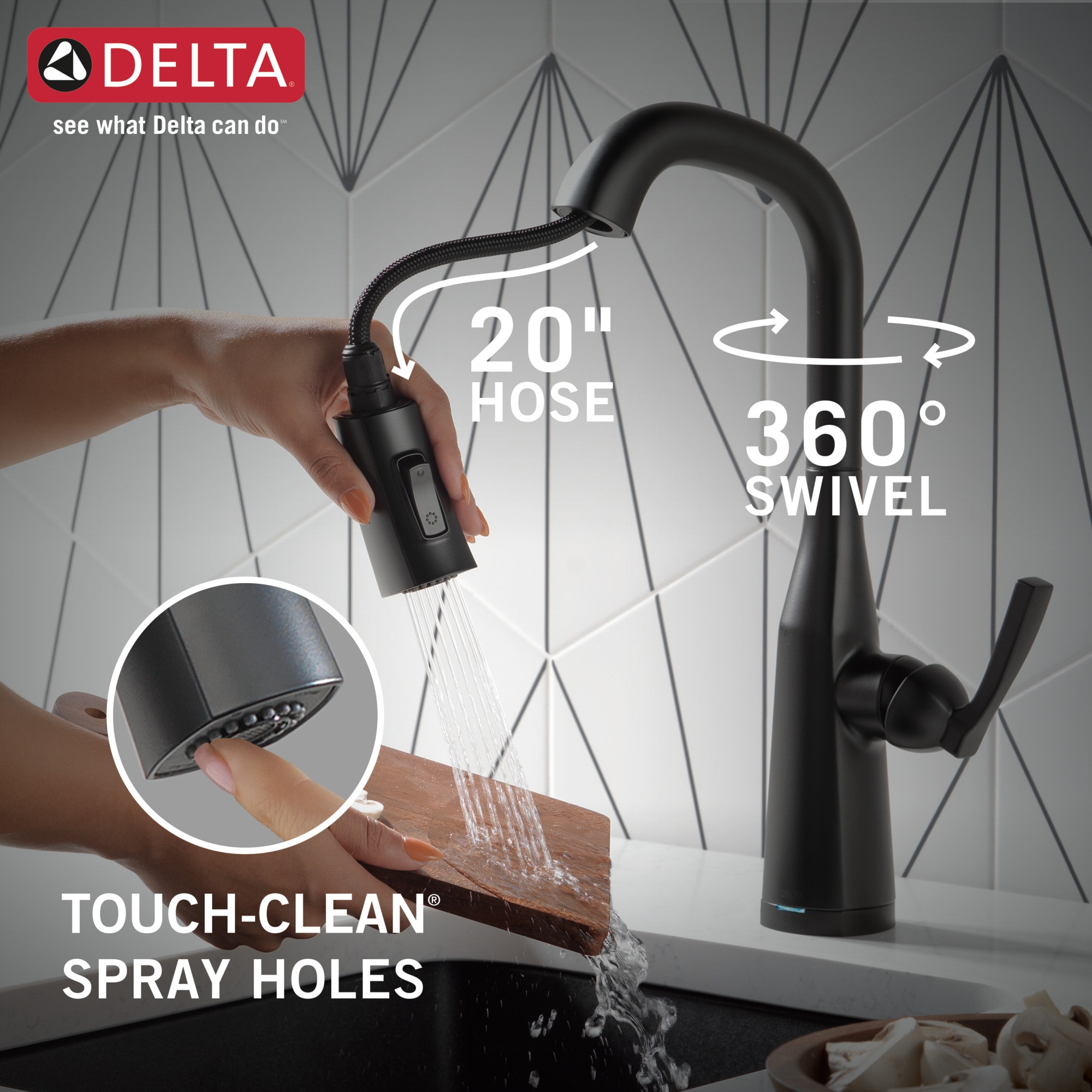 Delta 9976T-BL-DST Kitchen-Faucets - View #10