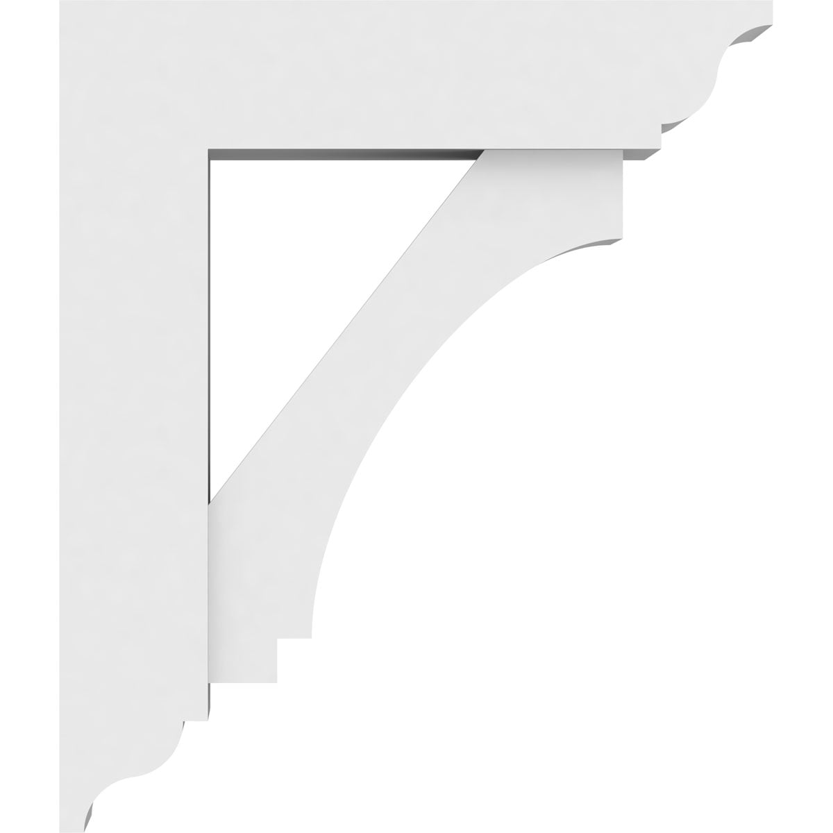 Ekena Millwork BKTP03X12X14IMP01 Exterior-Brackets-Braces - View #3