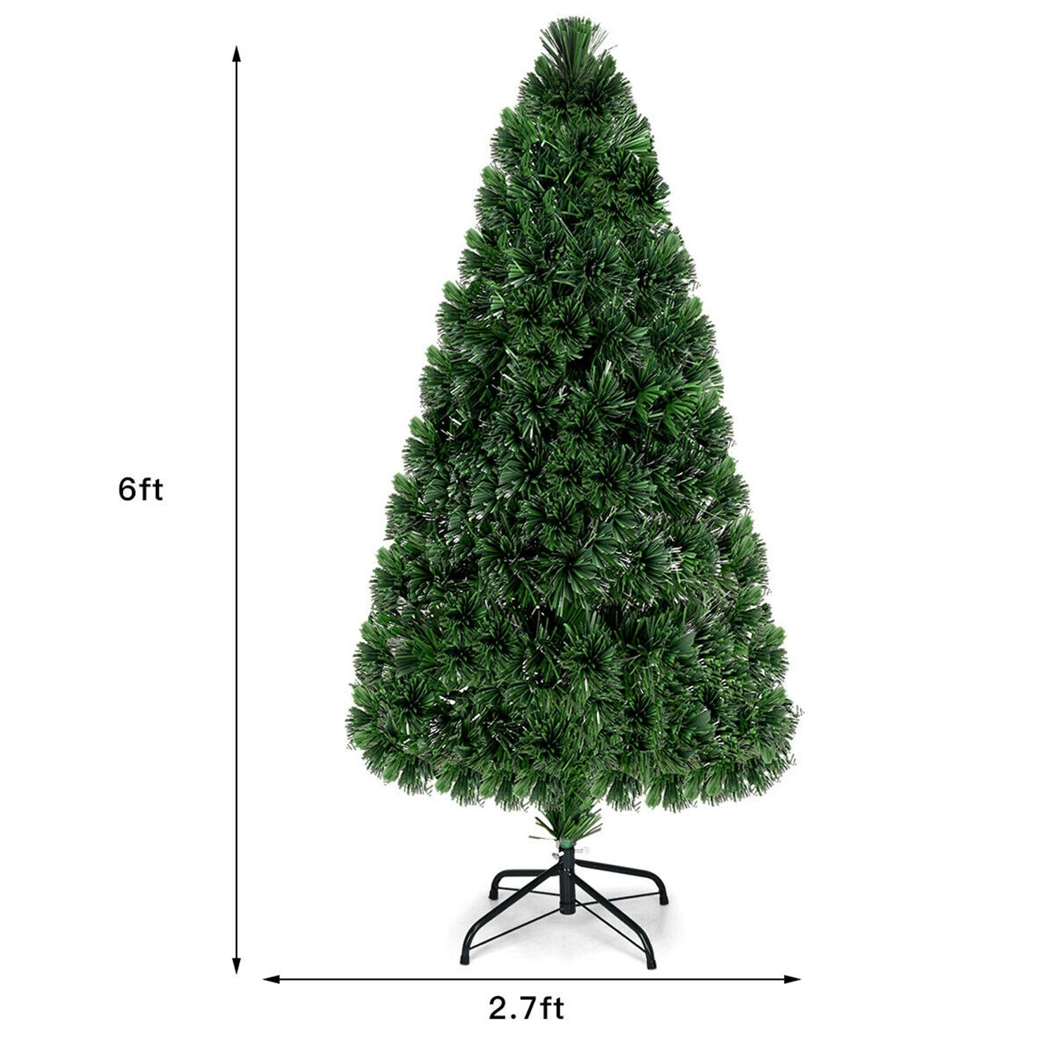 Costway CSHY000362 Artificial-Christmas-Trees - View #3