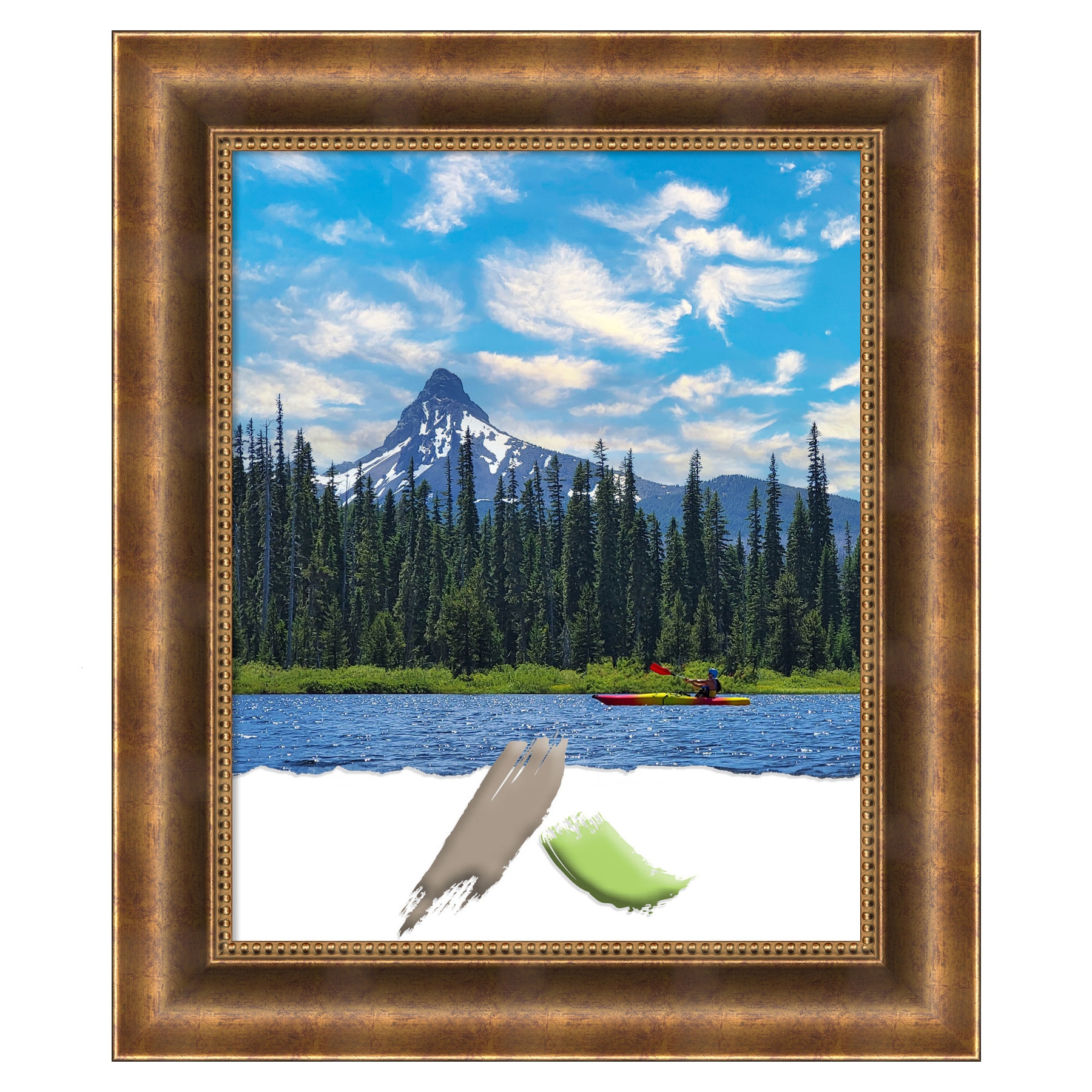 Manhattan Bronze 16x20 Classic Pine Wood Wall Frame