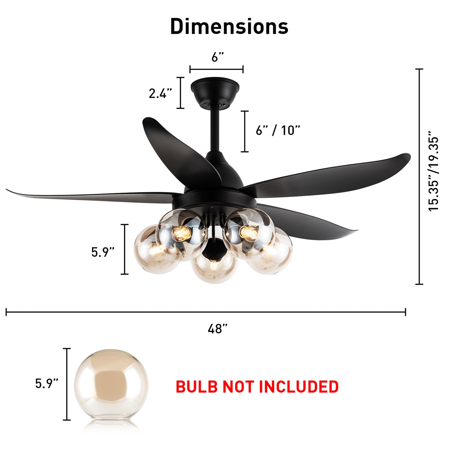 WALSPORT TCLLF0001 Ceiling-Fans - View #5