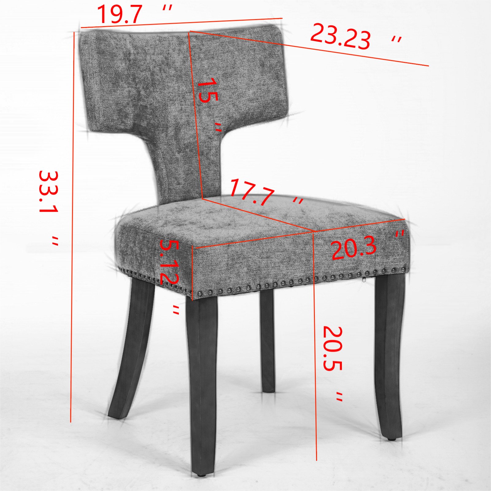 Hrinhom HC-W7005-ORANGE Dining-Chairs - View #10