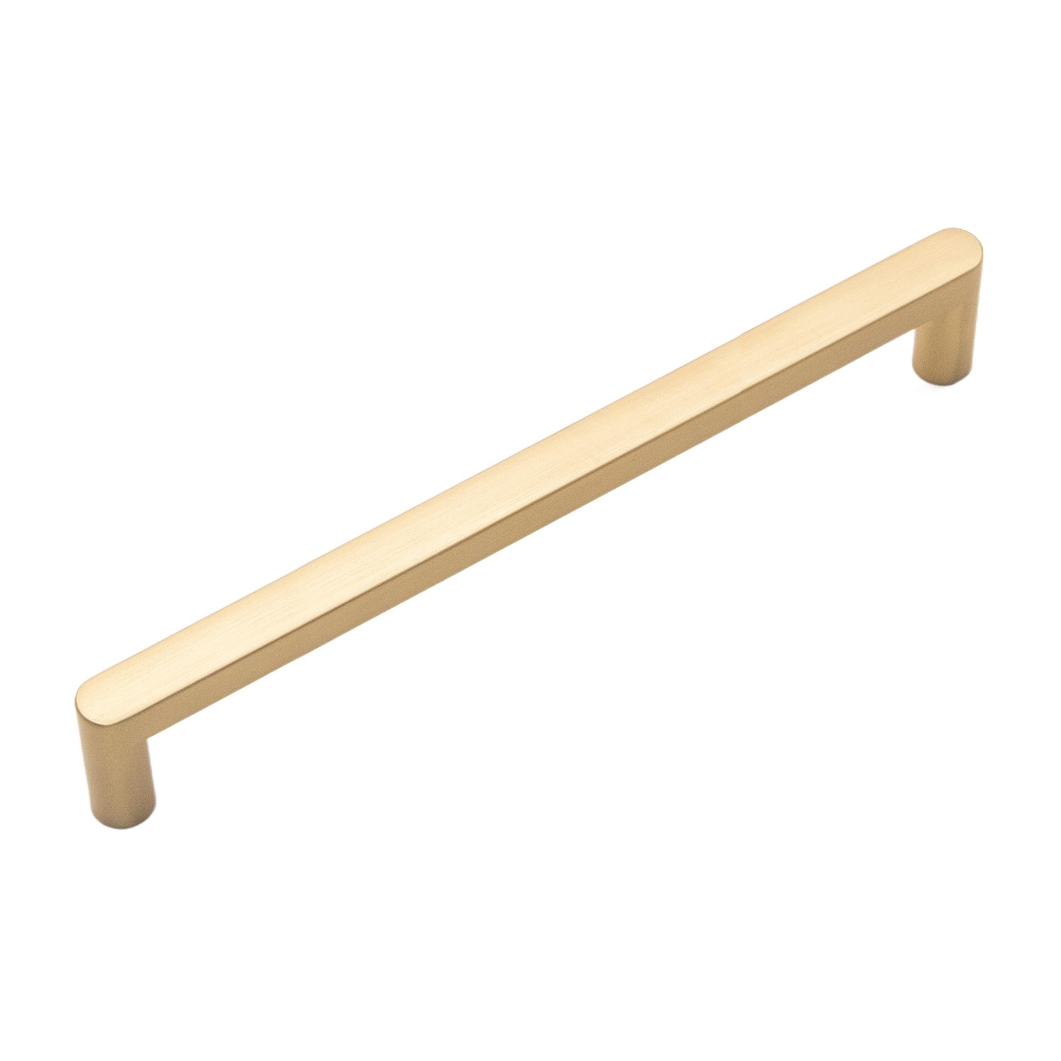 Hickory Hardware Heritage Designs Bristol 6-5/16-in , 160mm Center to Center Brushed Golden Brass Rectangular Handle Drawer Pull 10 -Pack #R080552BBX-10G