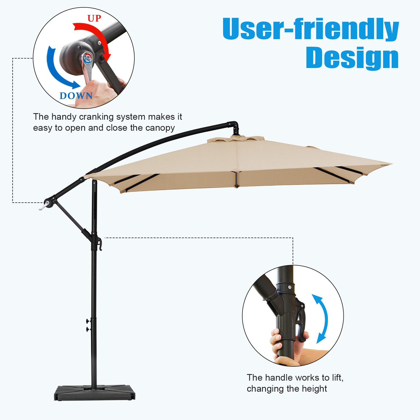 VOUA JYLM-10X10-BE Umbrellas-2 - View #5