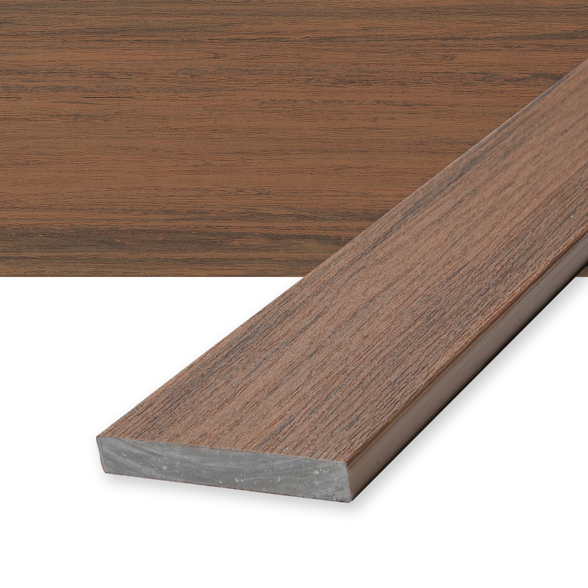 Deckorators 350320-16 Voyage Surestone 1-in x 6-in x 16-ft Mesa Solid edge Composite Deck board
