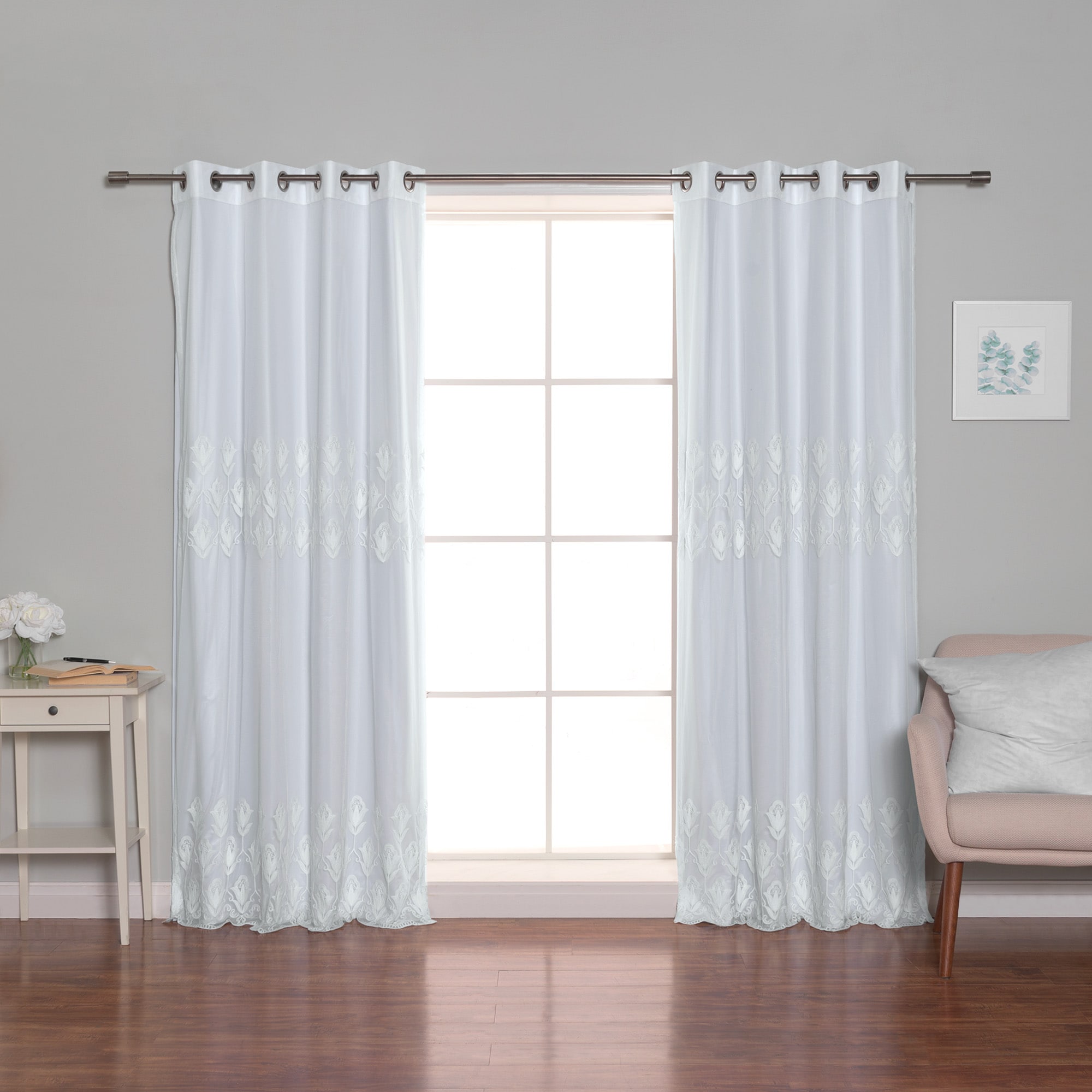 Best Home Fashion MM-TULIP-84-VAPOR curtains - View #6
