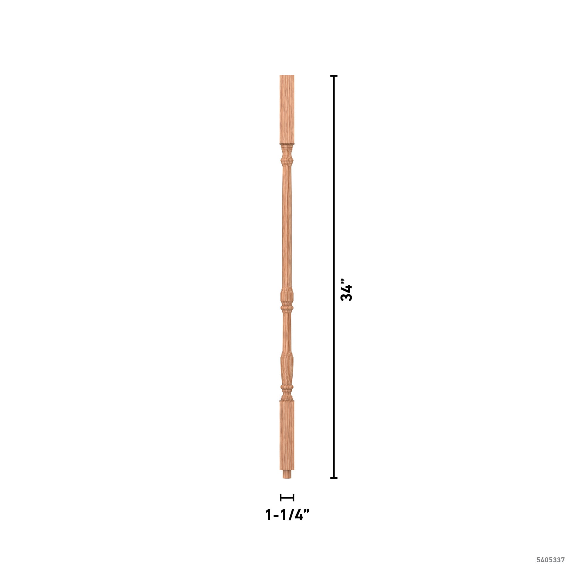 L.J. Smith Stair Systems S-5067-O 34 Interior-Stairpart-Balusters - View #4