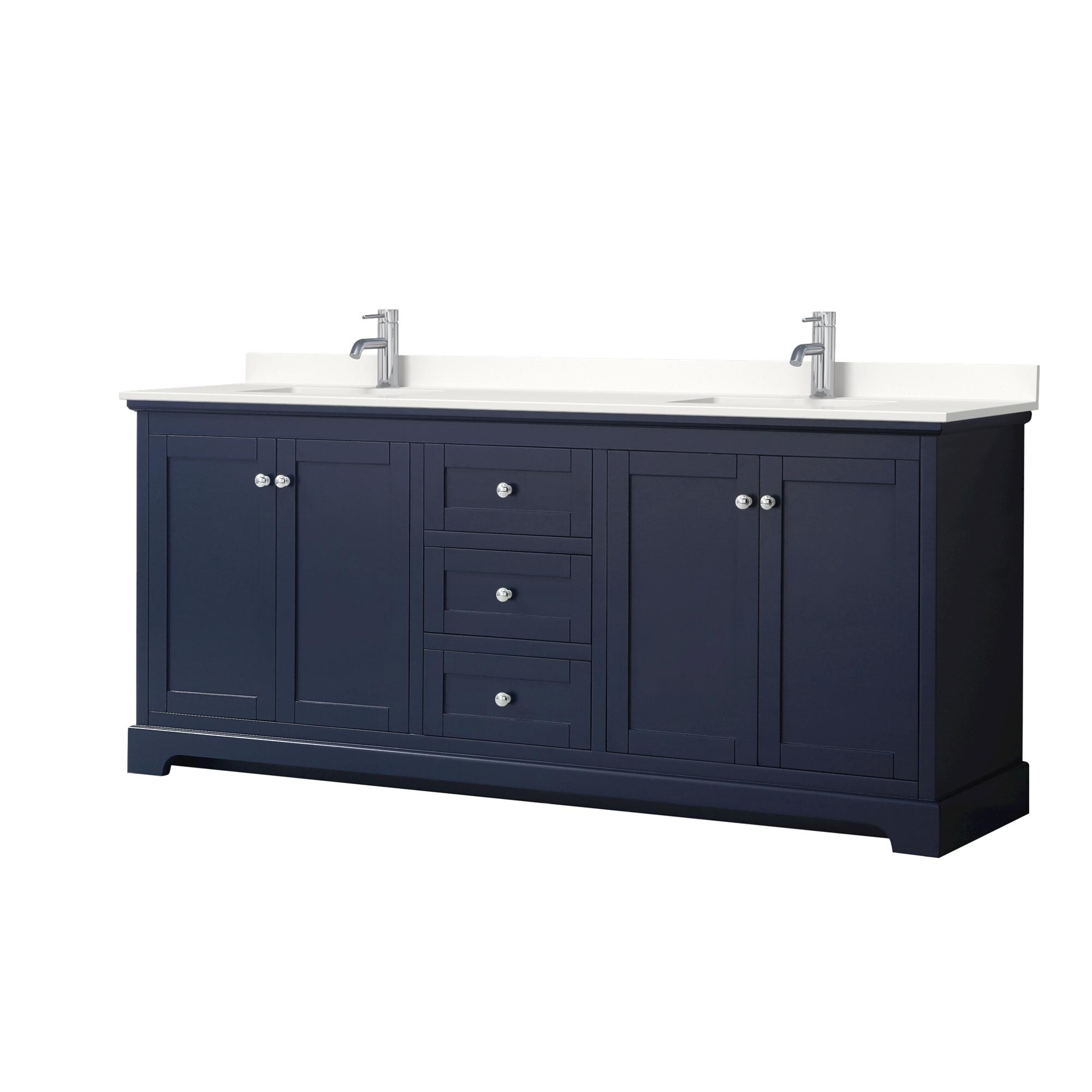 Wyndham Collection WCV232380DBCWQUNSMXX Bath-Vanity-Combo - View #2