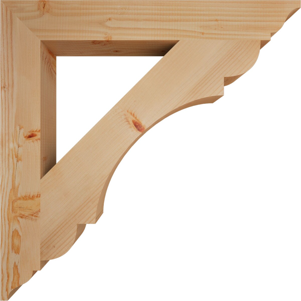 Ekena Millwork BKT04X30X30OLY01SDF Exterior-Brackets-Braces - View #3