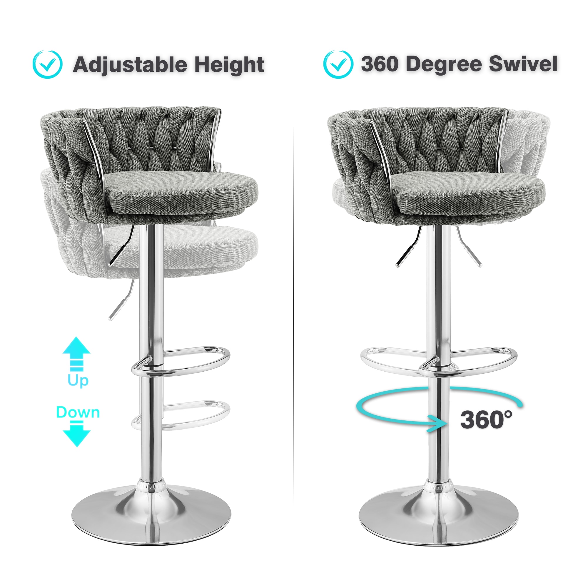 Art Leon BS015-LIGHTGREEN stools - View #4