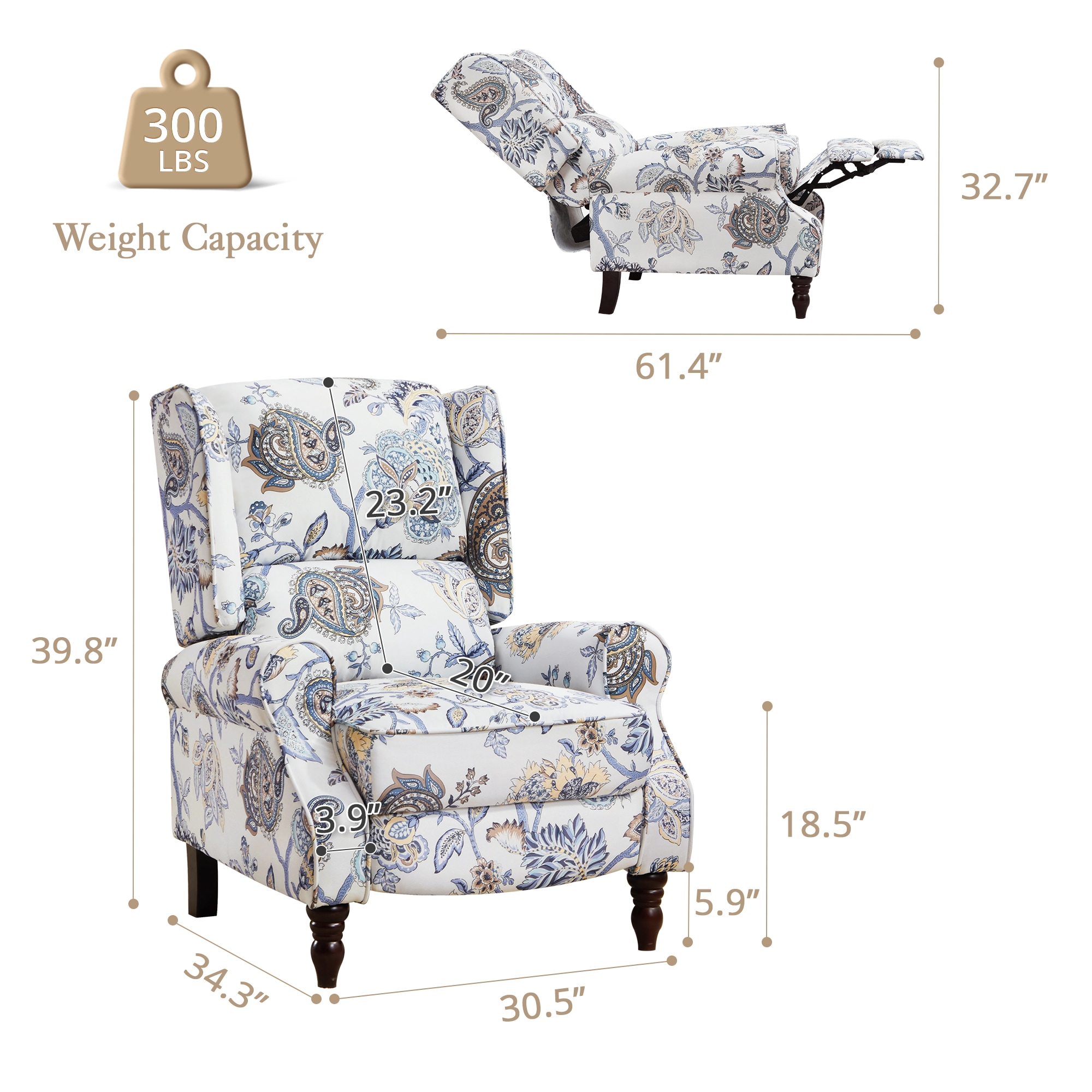 LUE BONA 2SN-007-04LS recliners - View #5