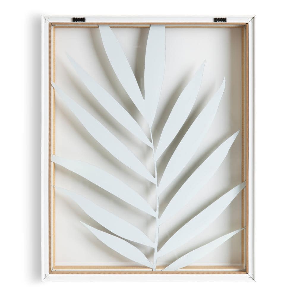 Natural Wood Framed Botanical Glass Art Print, 16" x 20"