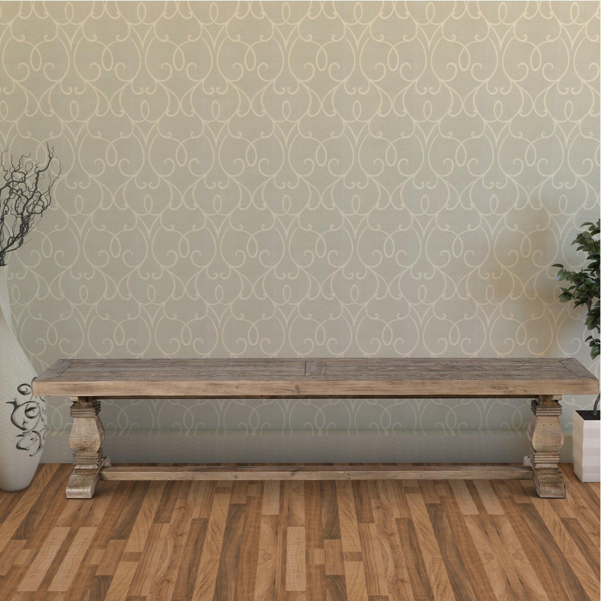 Benzara BM210353 bench - View #6