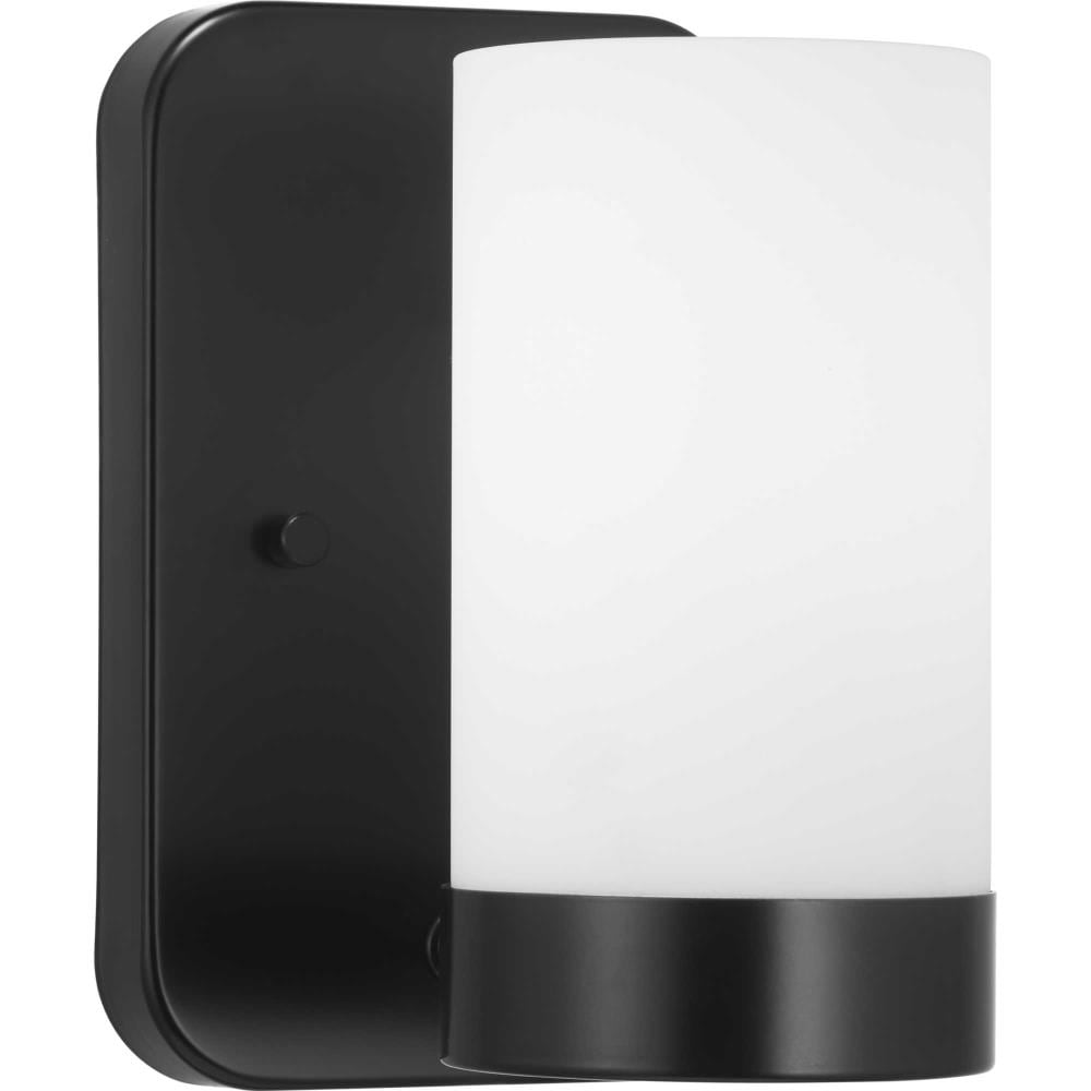 Progress Lighting P300020-031 Elevate 5-in 1 -Light Matte Black Mid-century Vanity light