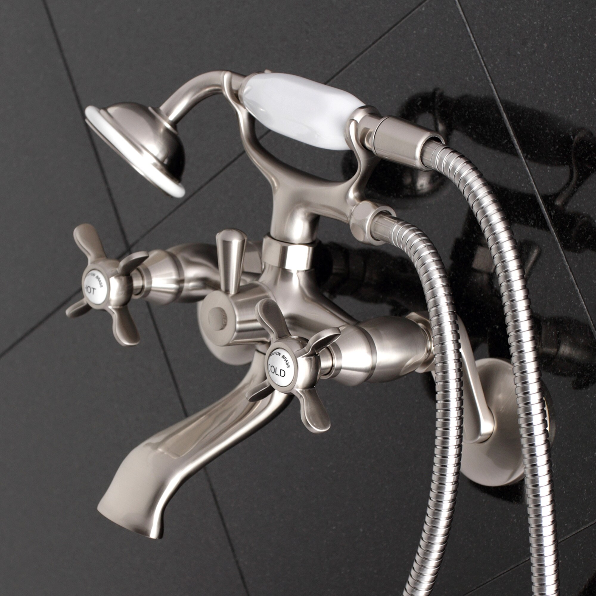 Kingston Brass WLKS286SN Roman-Tub-Faucets - View #6