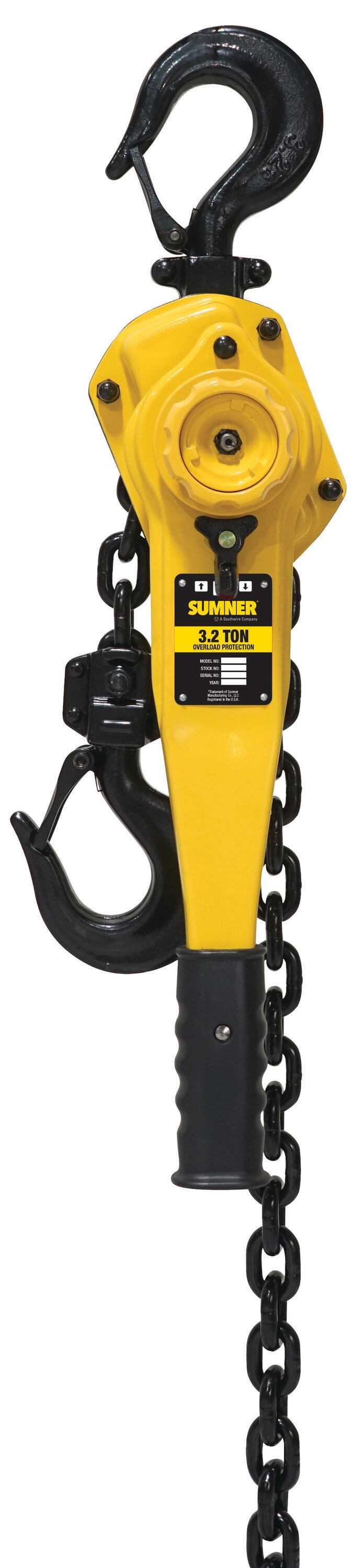 Southwire 787526 3.2 Ton Lever Hoist 15-ft Lift and Overload Protection