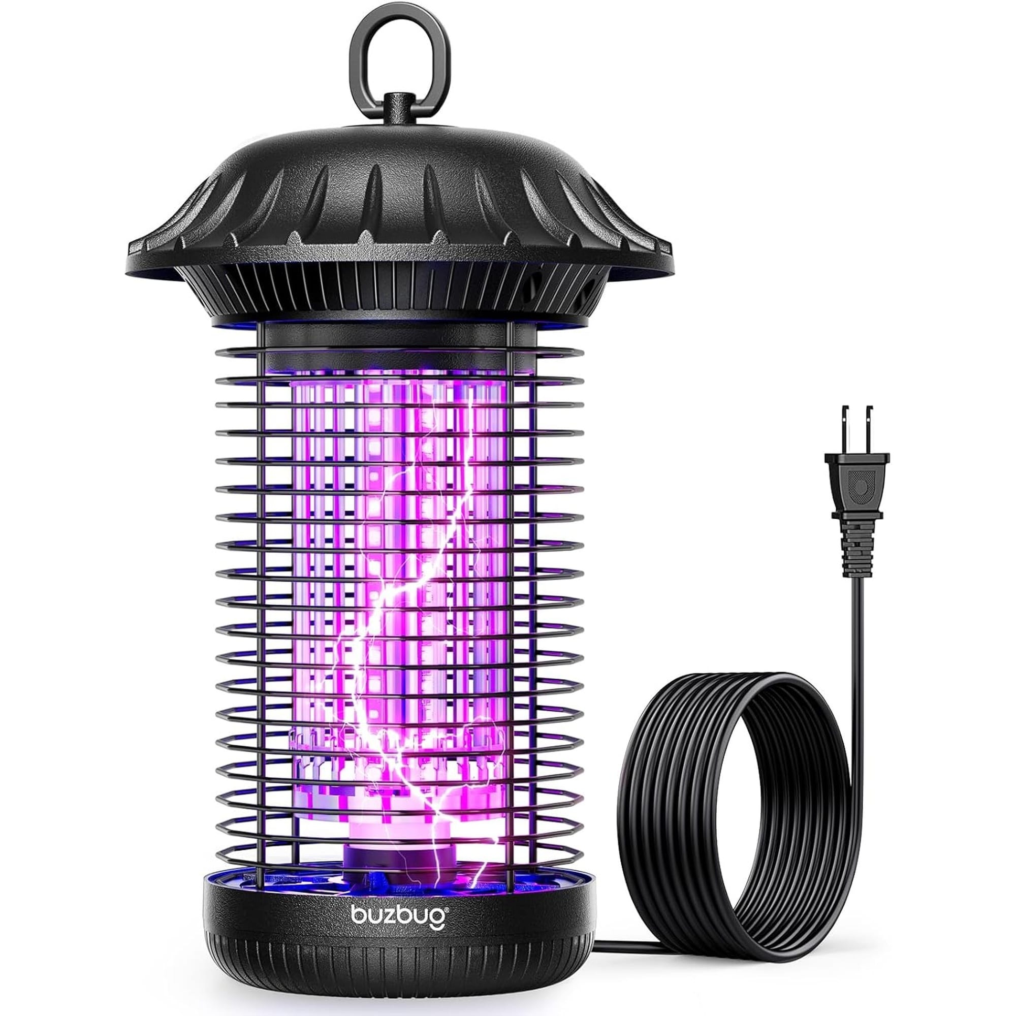 Numhew 7in L 7in W 13.4in H 1-Piece Dual Band LED New Black Bug Zapper