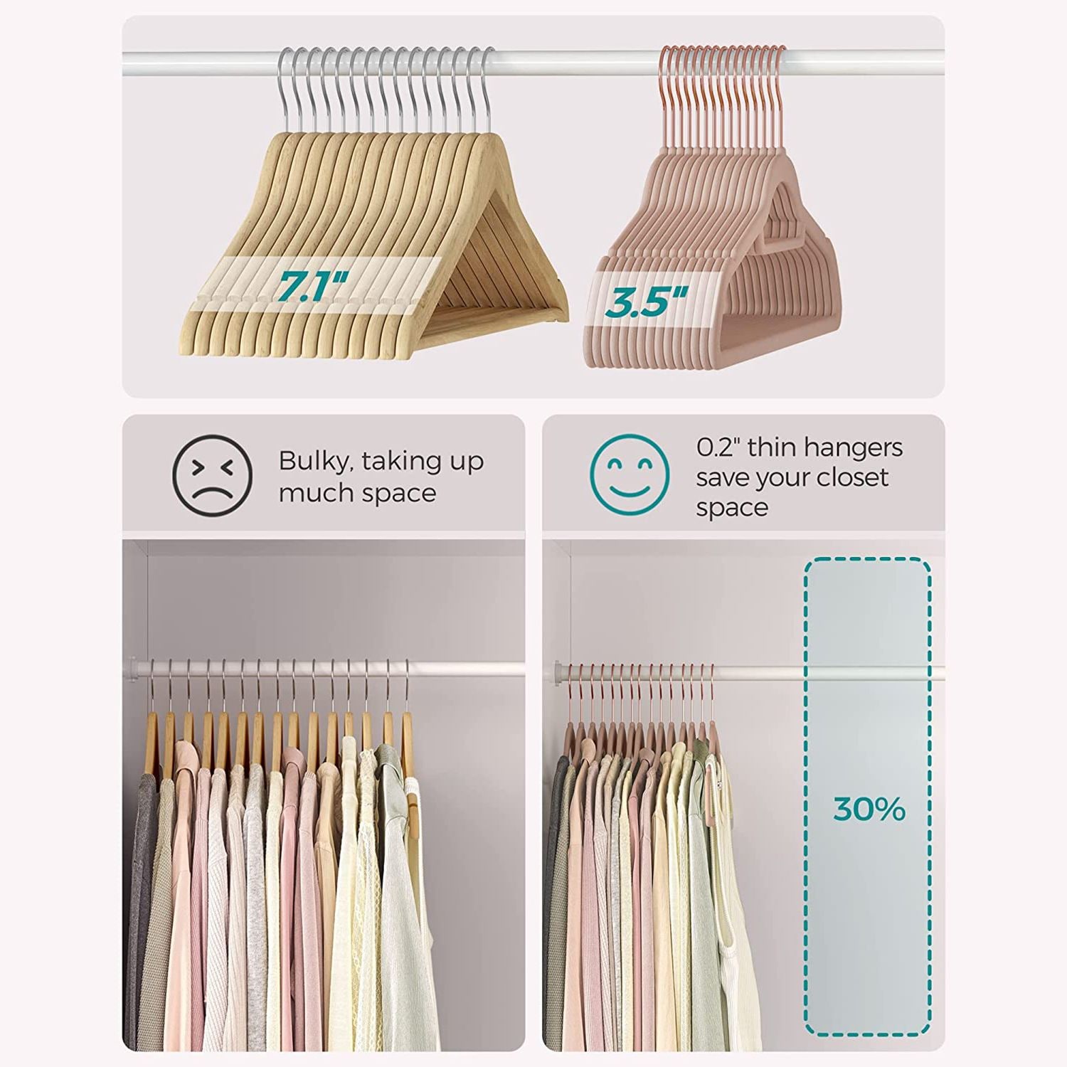 Slickblue D-SM-05BL120FRCU Wood-Closet-Accessories - View #6