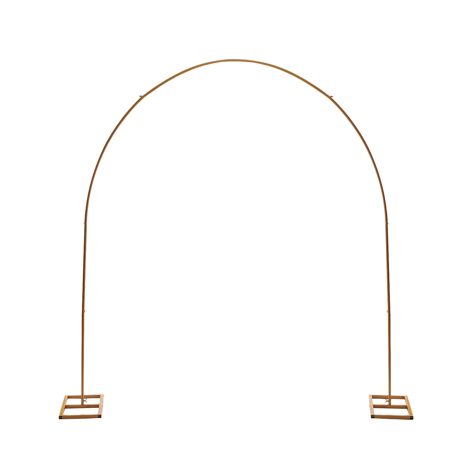 CNCEST YLJH2YL8WDZJ8 7.5-ft W x 7.5-ft H Arched Gold Wrought iron Garden Arbor