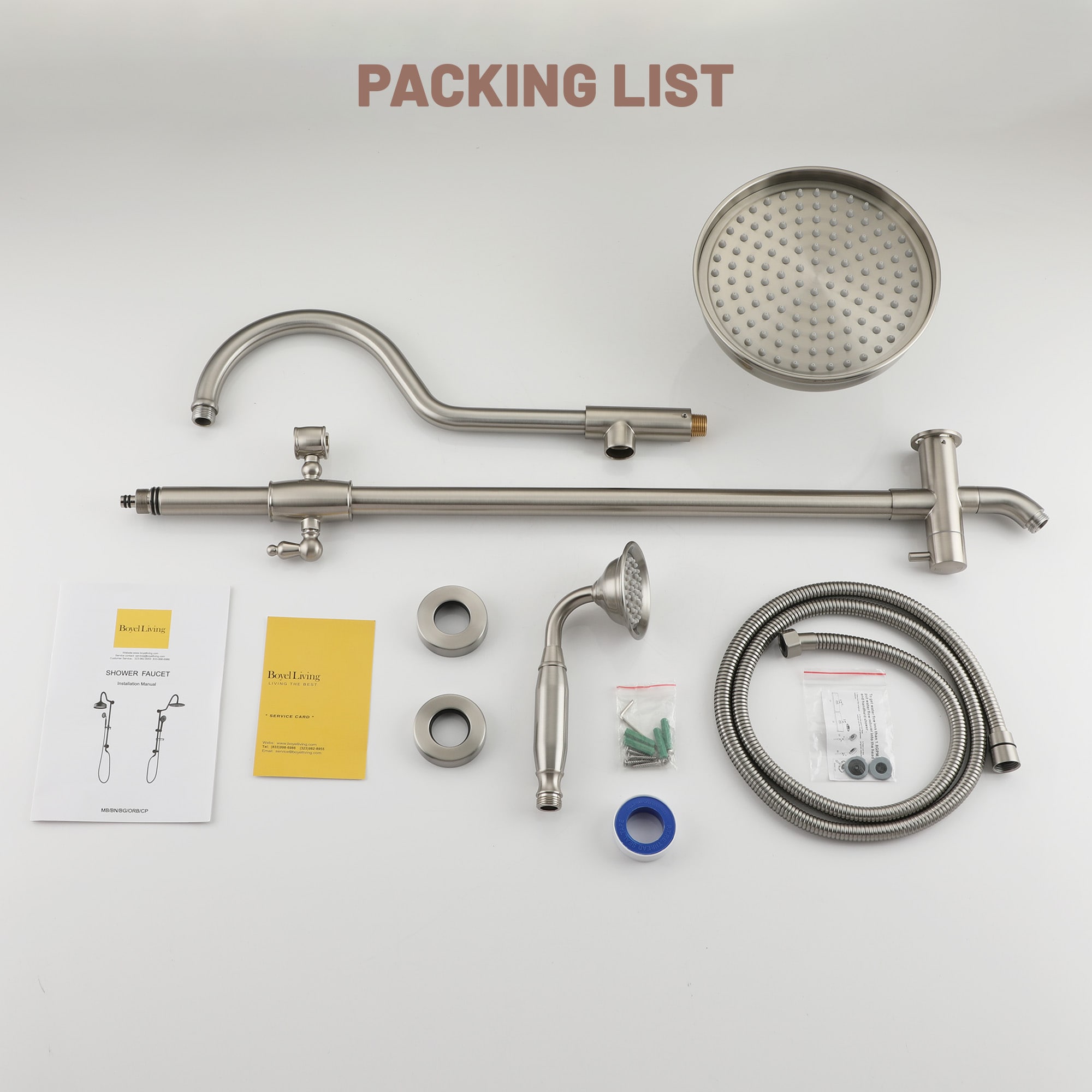 LUCKY ONE MD-JMSW55160 Showerhead-Bar-Panels - View #8