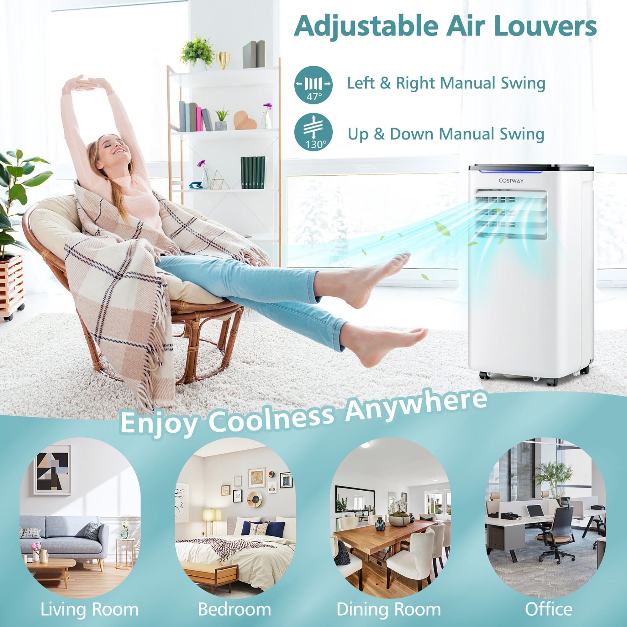 Costway LWS00236 Portable-Air-Conditioners - View #9