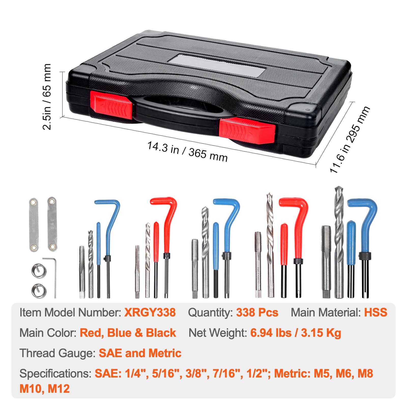 VEVOR SCLWXLBGYZ3307993V0 Taps-Dies-Sets - View #7