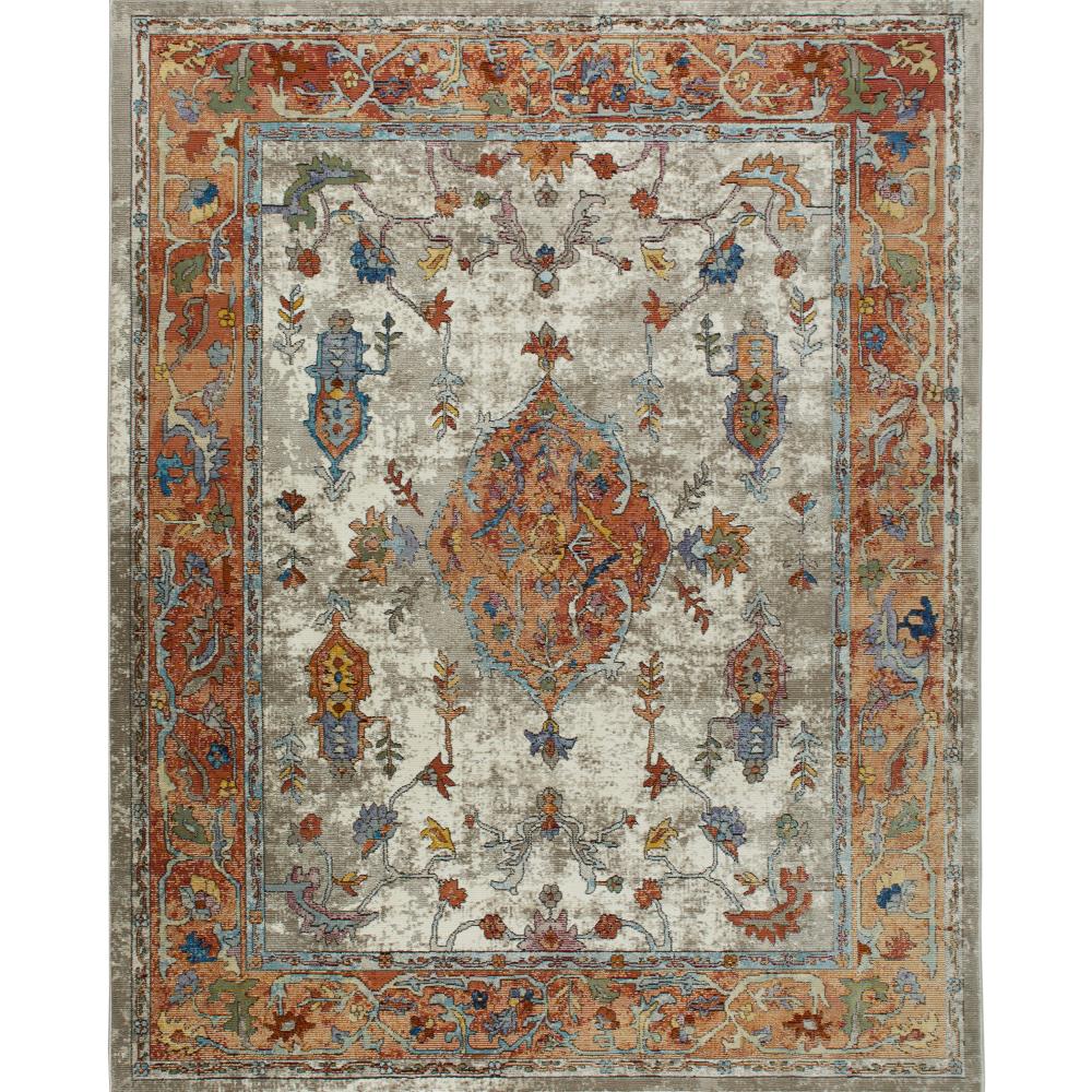 Nicole Miller Parlin Aster 8 x 10 Ivory Indoor Area Rug in the Rugs ...