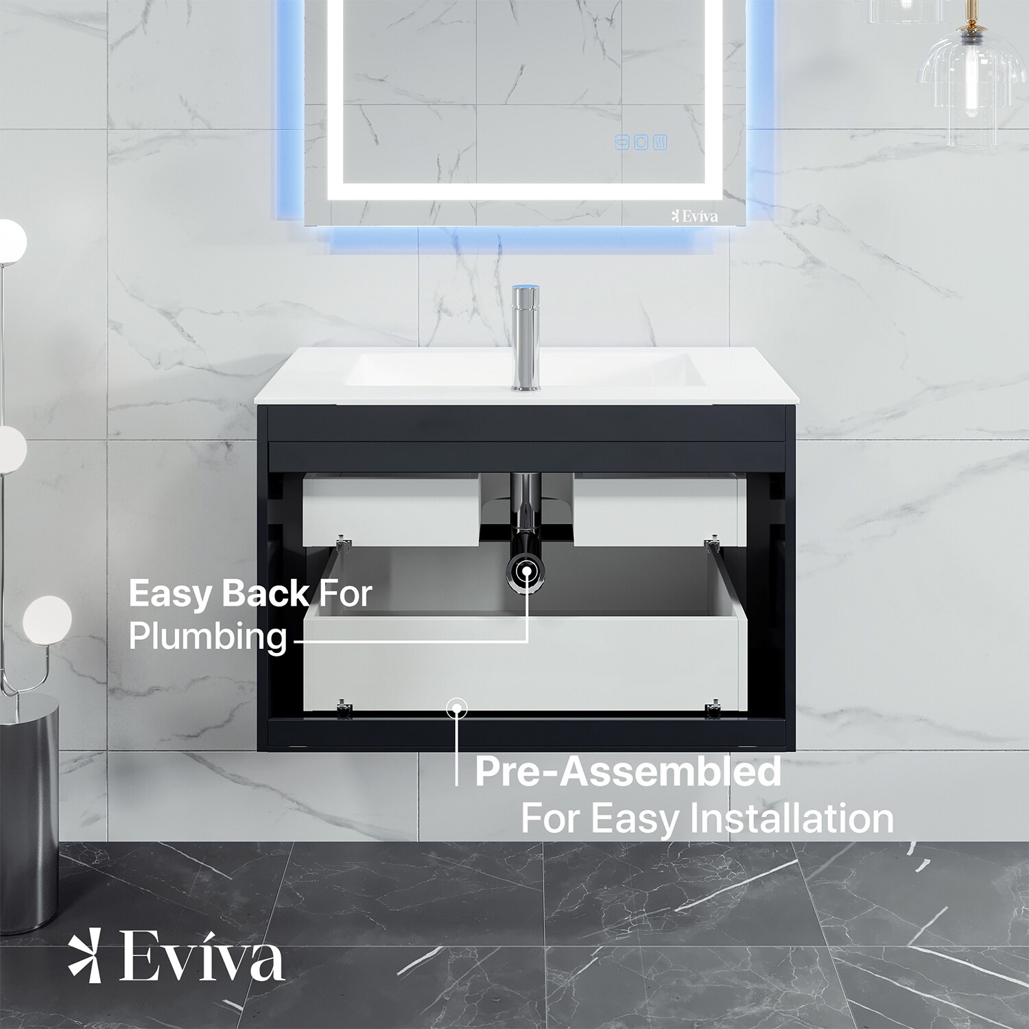 Eviva EVVN564-32DGR Bath-Vanity-Combo - View #6
