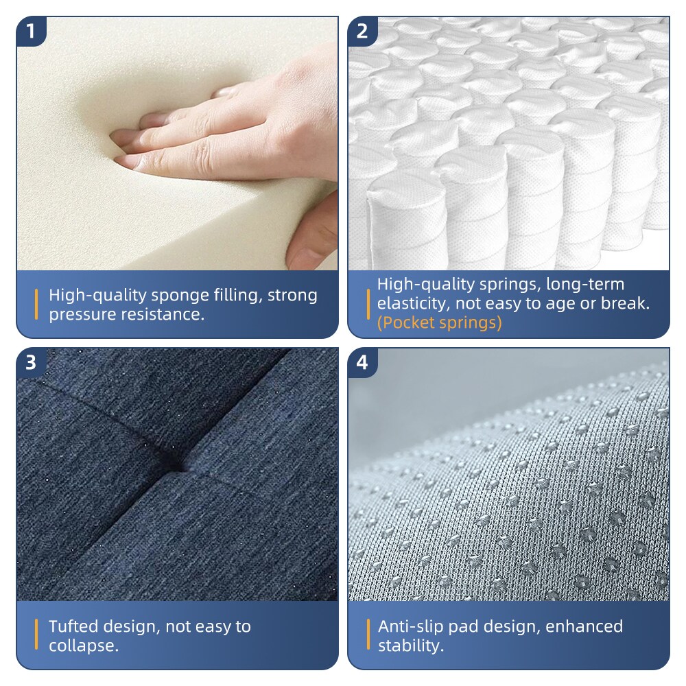 Homy Casa DNLM-BL Sofas-Loveseats - View #6