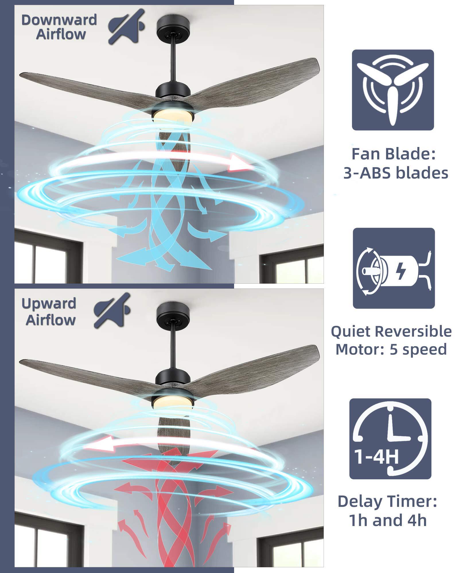 Flynama YC-L-359-WD Ceiling-Fans - View #7