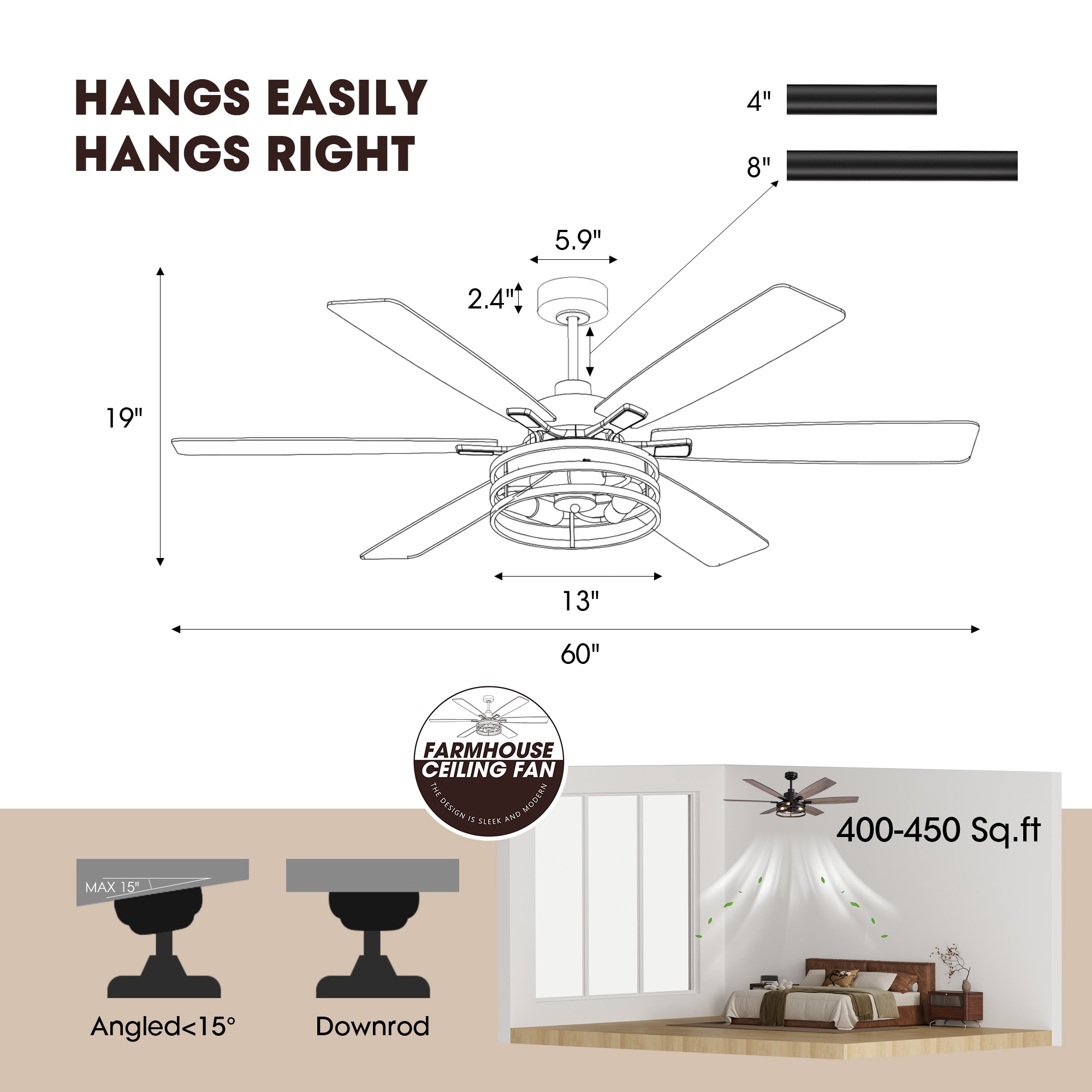 SILJOY FS-8837D-60-01 Ceiling-Fans - View #3