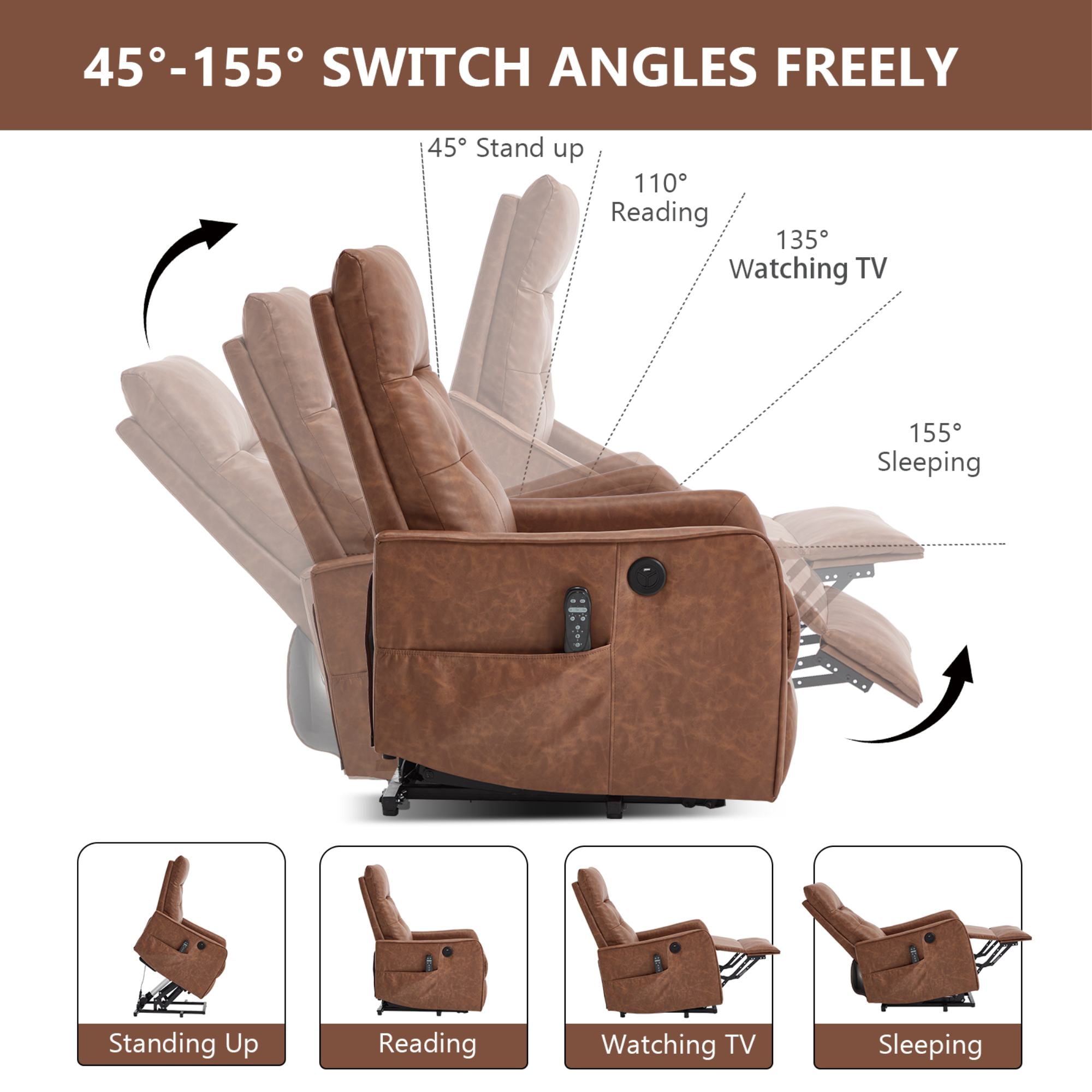 GZMR GZ-8113-BL recliners - View #6