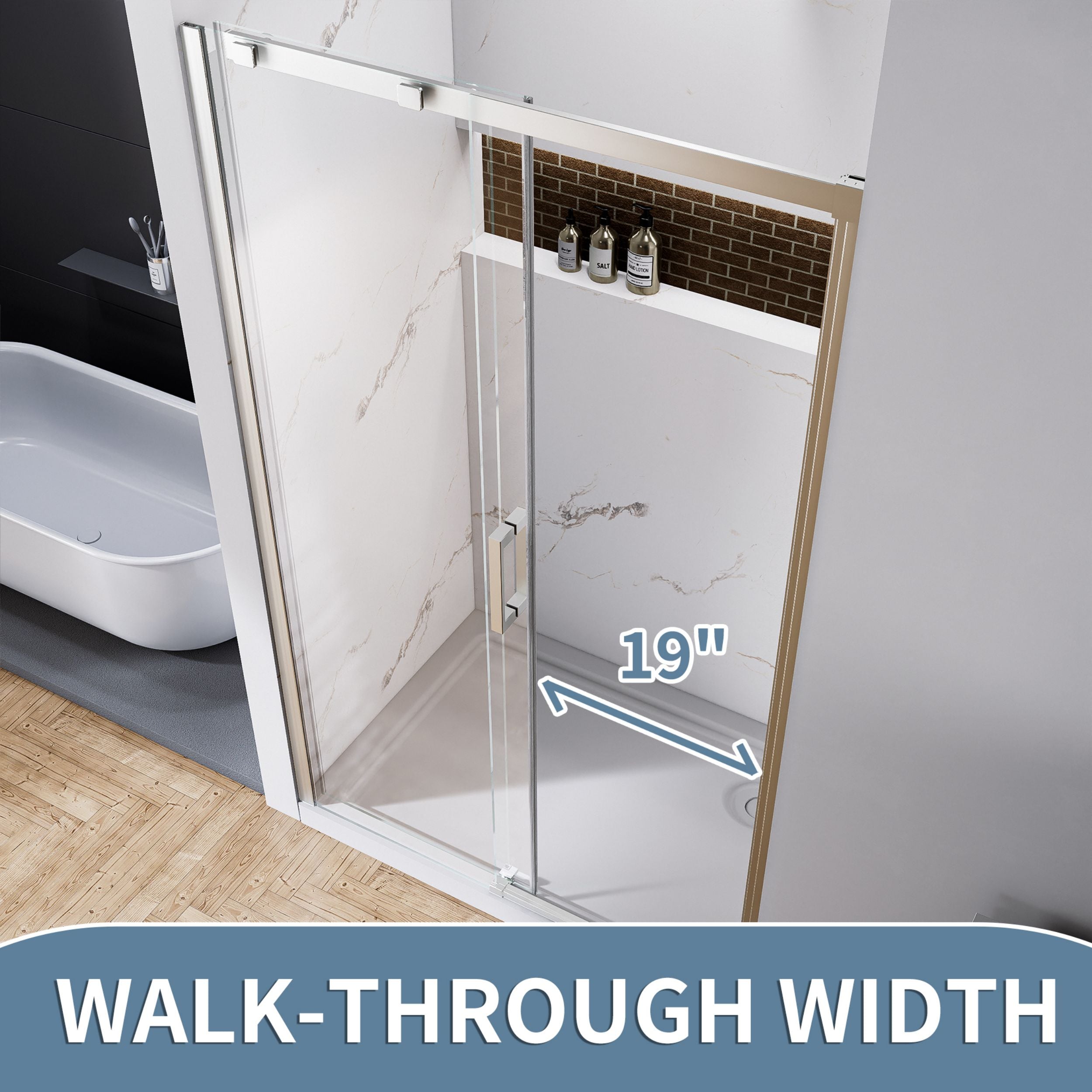 WELLFOR QPZ-TL08W Shower-Doors - View #7