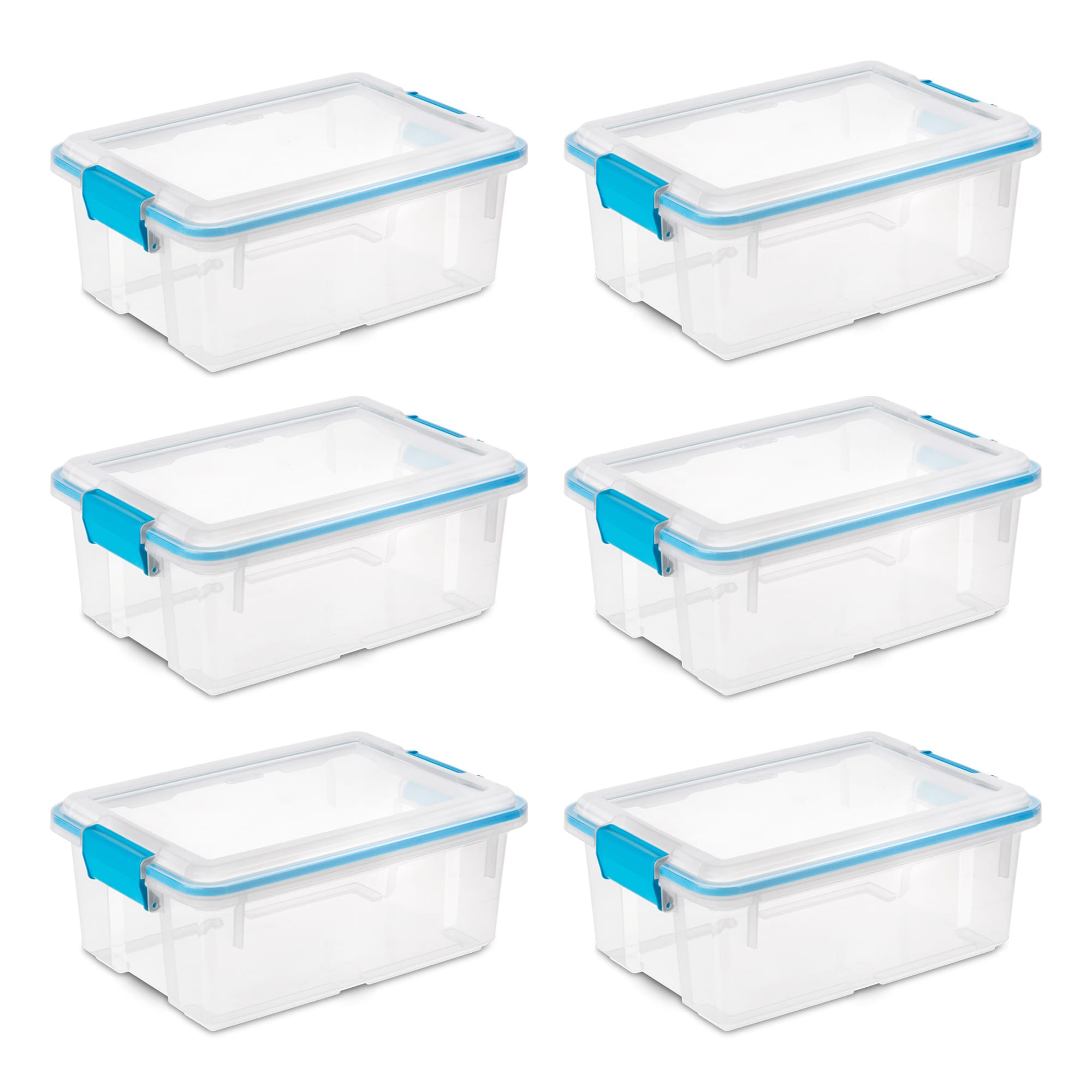 Sterilite 28 Qt Clear Stackable Under Bed Organizer Storage Container, (10  Pack), 10pk - Harris Teeter