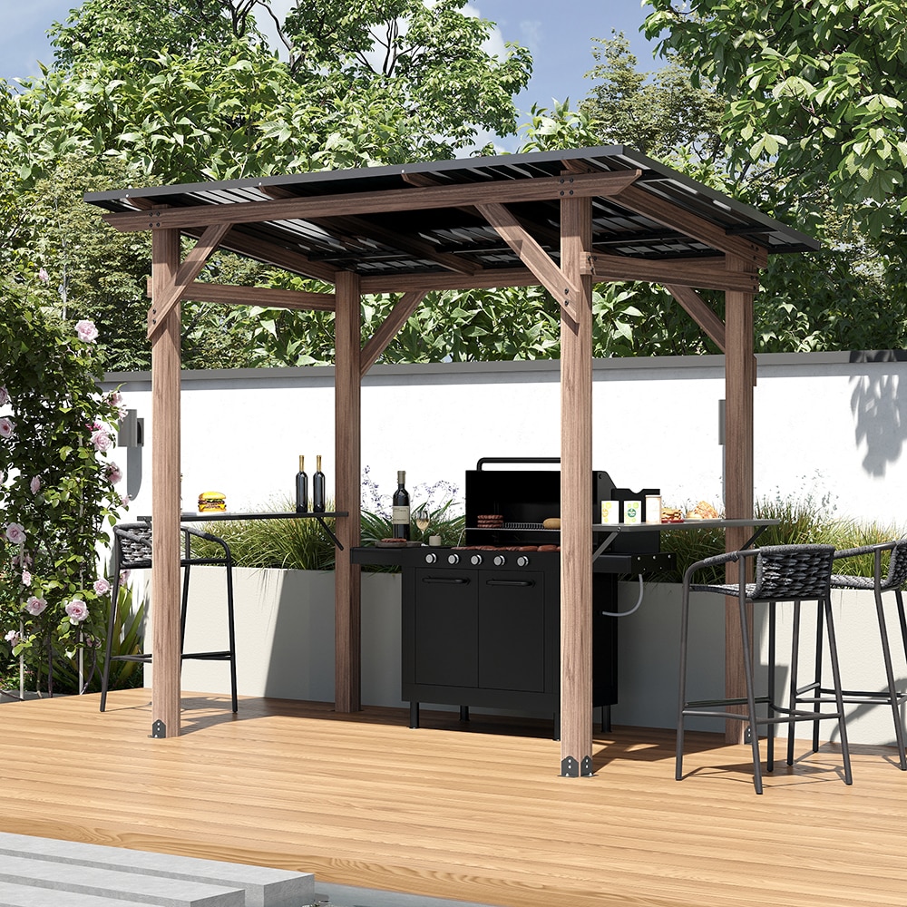 MIDHAM KF510013-86-AB Wood-Resin-Gazebos - View #4