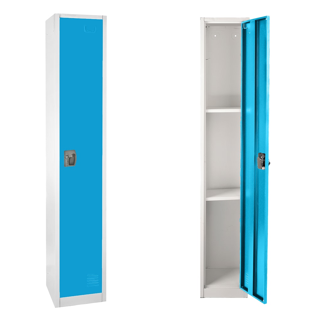 AdirOffice 629-201-BLU-PKG-1 629 Series 12-in W x 72-in H x 12-in D Steel Full Storage Lockers