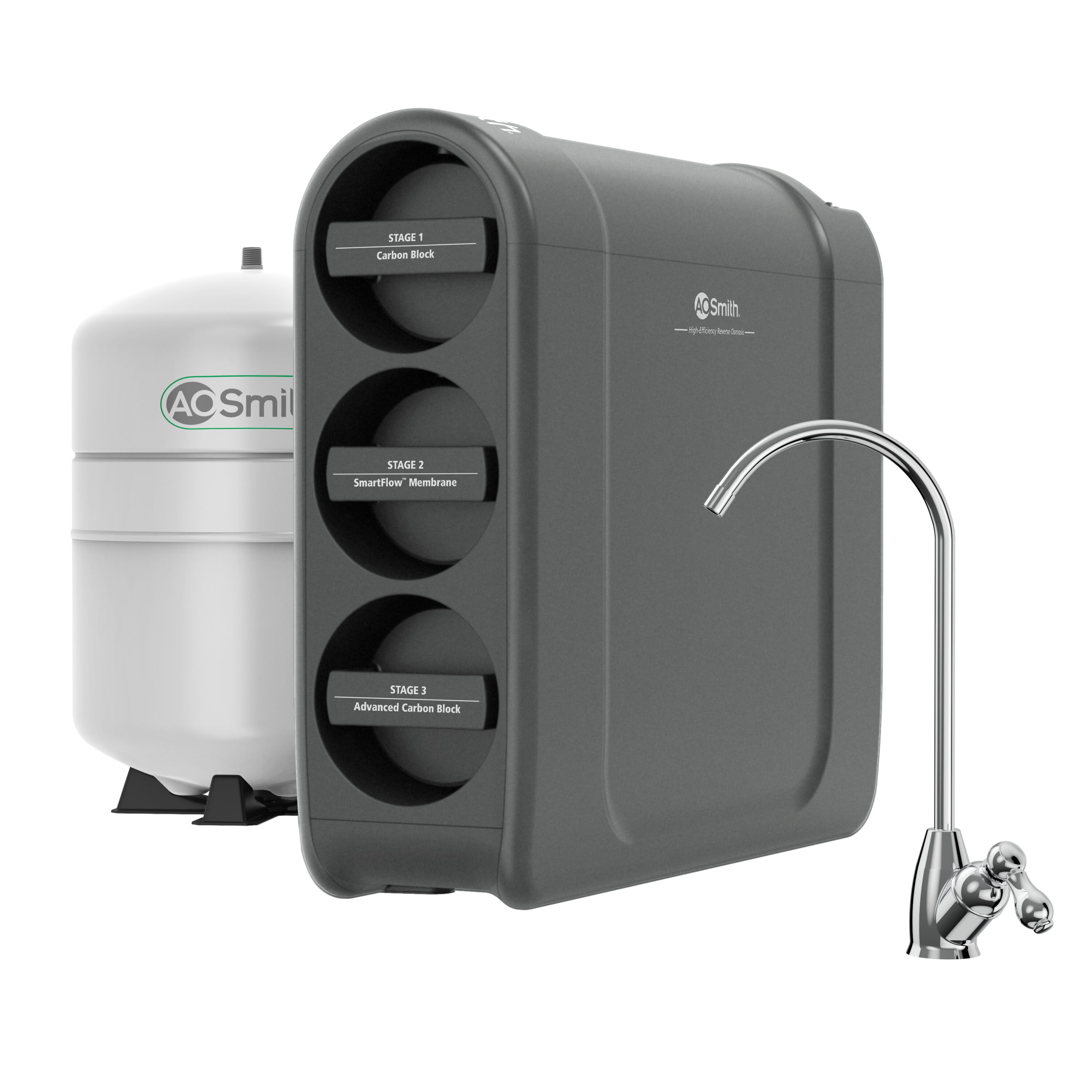 Waterdrop G3P800 Reverse Osmosis System, 800 GPD Fast Flow, NSF/ANSI 42 &  53 & 58 & 372 Certified, 3:1 Pure to Drain, Tankless Under Sink RO Water