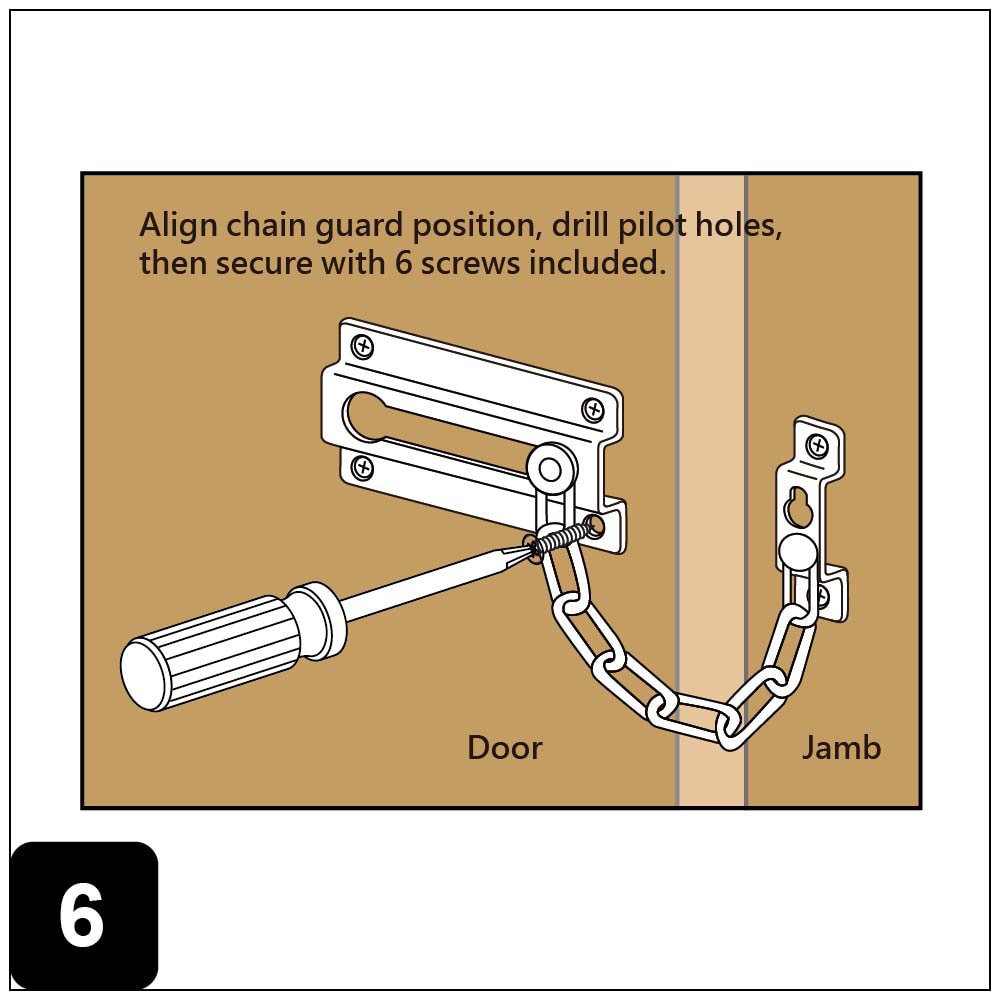 RELIABILT 21311BBBLG Entry-Door-Chain-Guards - View #7