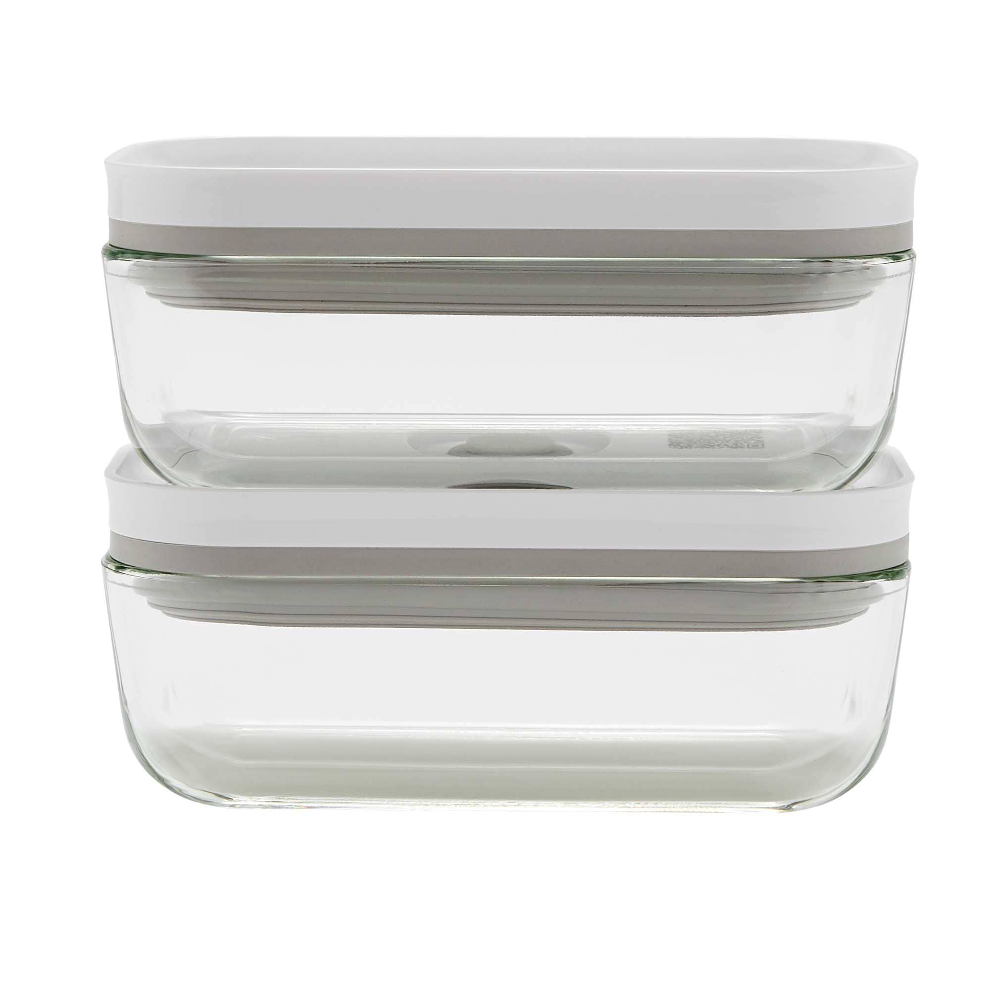 ZWILLING - Fresh & Save 2-Piece Small Glass Vacuum Sealer Food Storage Containers with Airtight Lids - Clear - Thumbnail 3