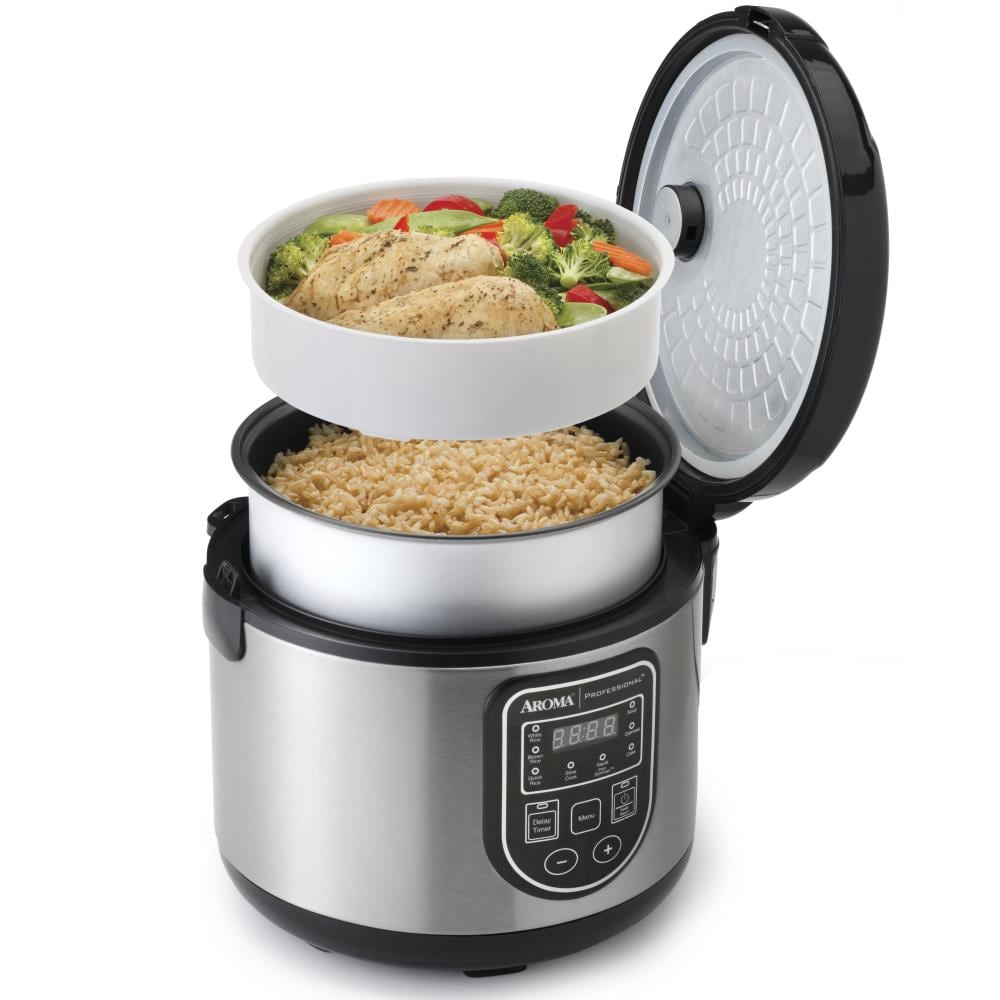 Aroma 16-Cup Programmable Rice Cooker in the Rice Cookers department at ...