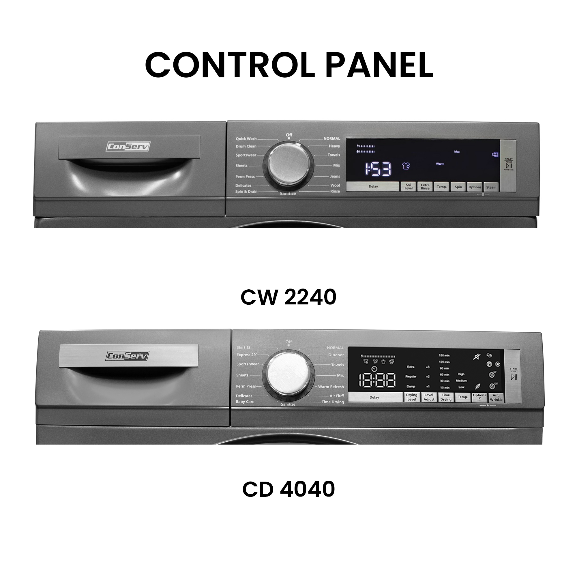 ConServ CW 2240+CD 4040 TSBS Combo-Washer-And-Dryer - View #11