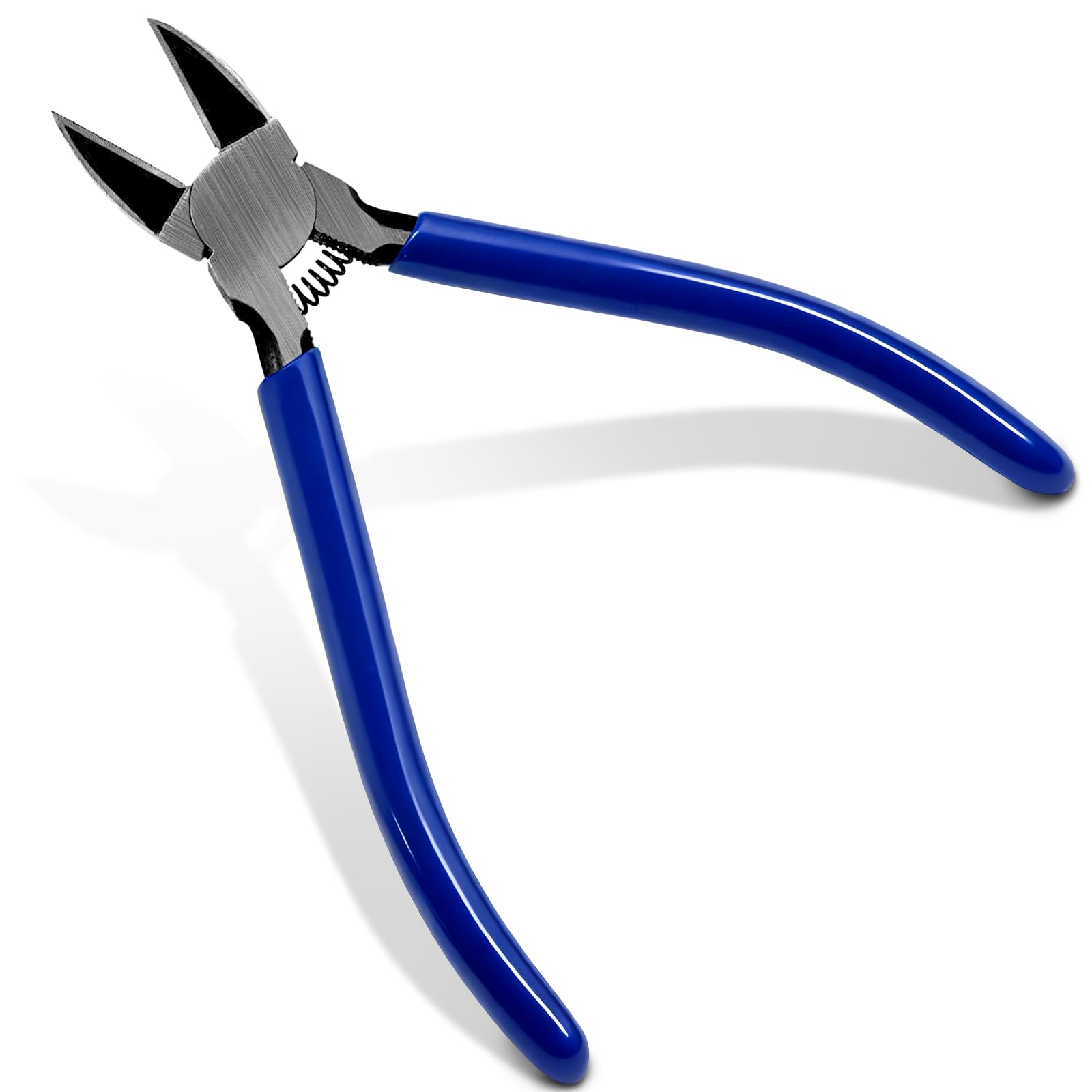 Ahfiwaso 6 inch side cutting pliers for wire cutting flush cutters for jewelry crafting floral bonsai trimming soft copper aluminum alloy spring rebound