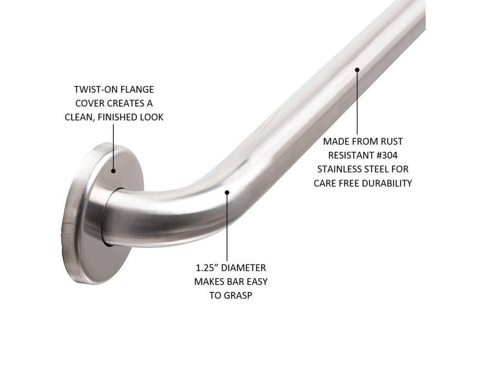 CSI Bathware BAR-SB22-TW-125-SA Grab-Bars - View #2