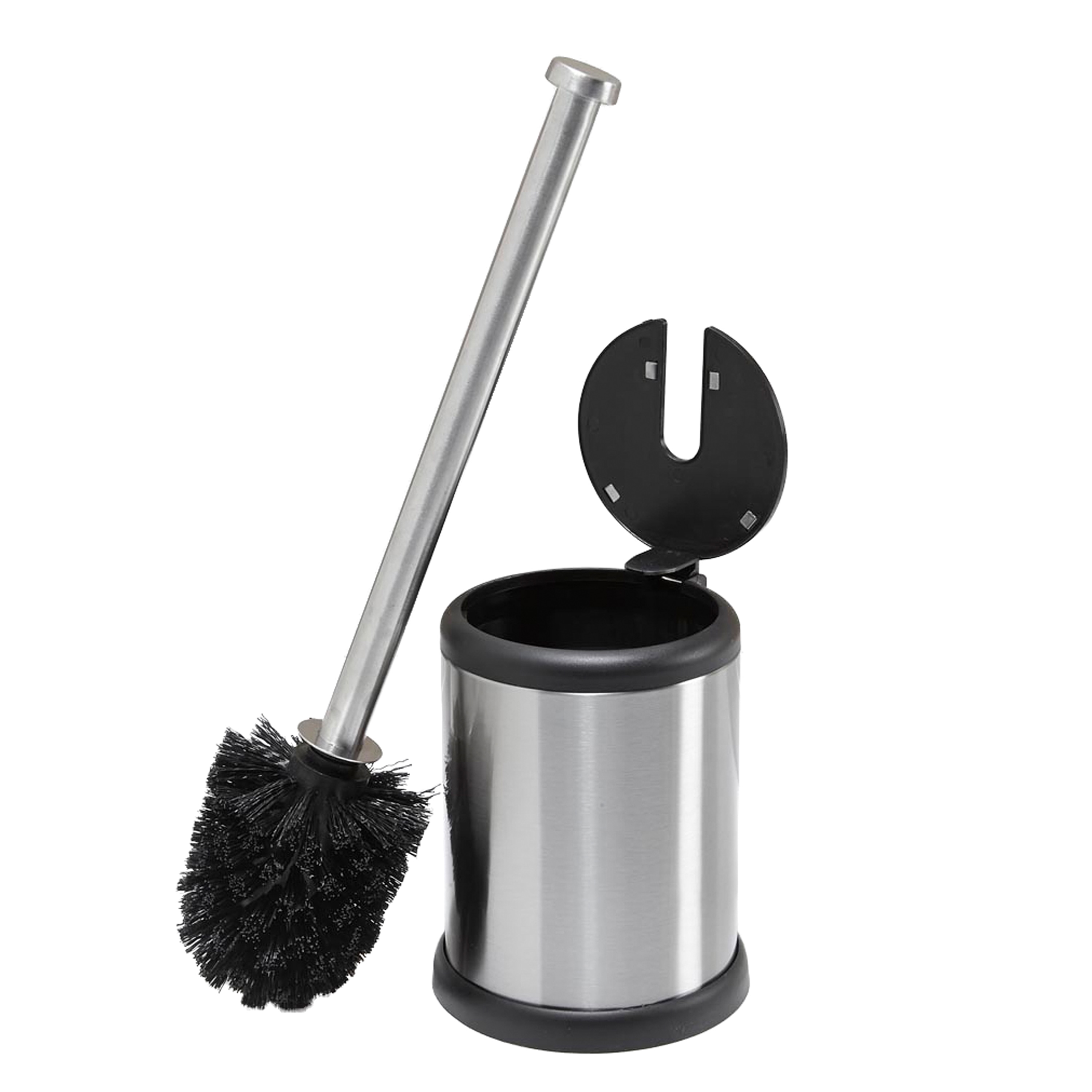 Aluminum Round Freestanding Toilet Bowl Brush BGL Toilet Brush Holder 
