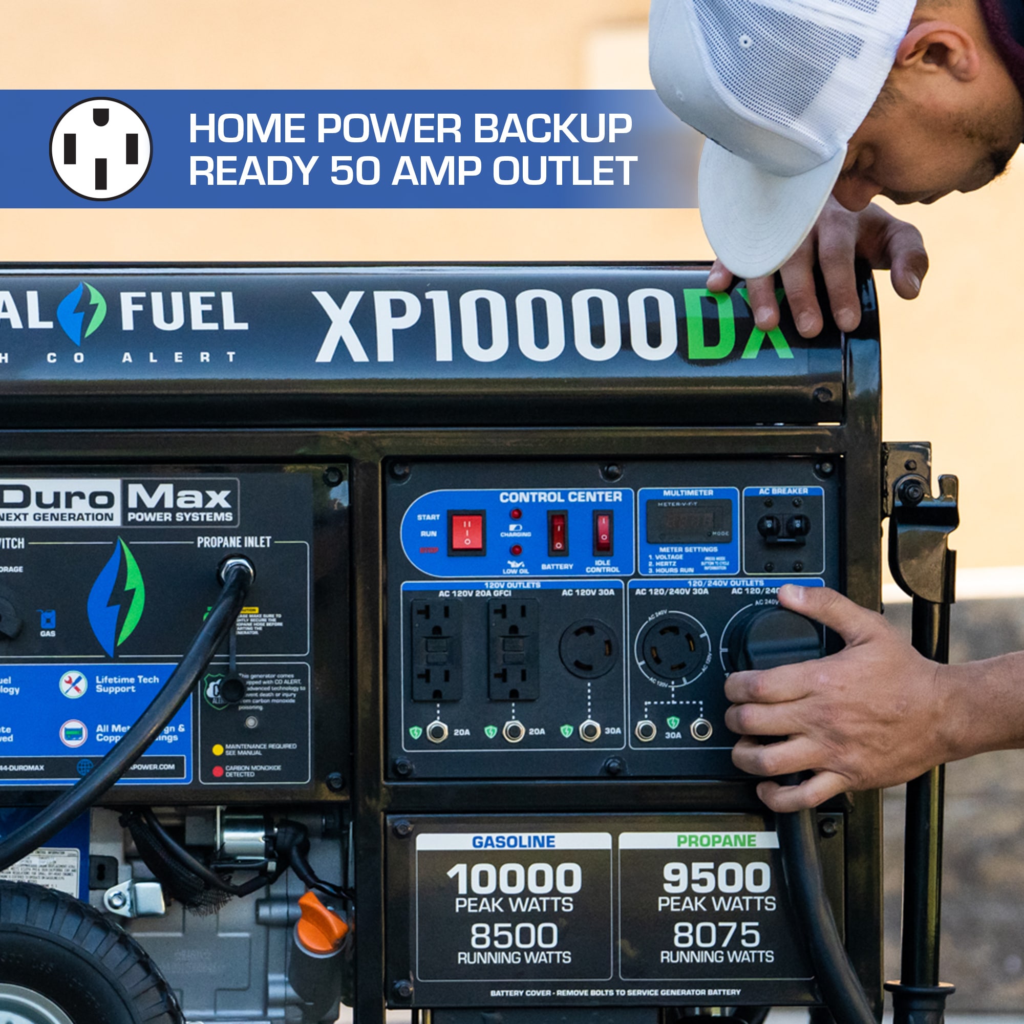 DuroMax XP10000DX Portable-Generators - View #6