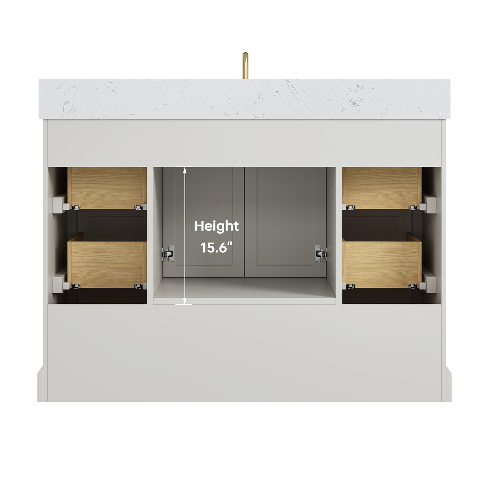 DELUXE LIVING V24028-48FG Bath-Vanity-Combo - View #14