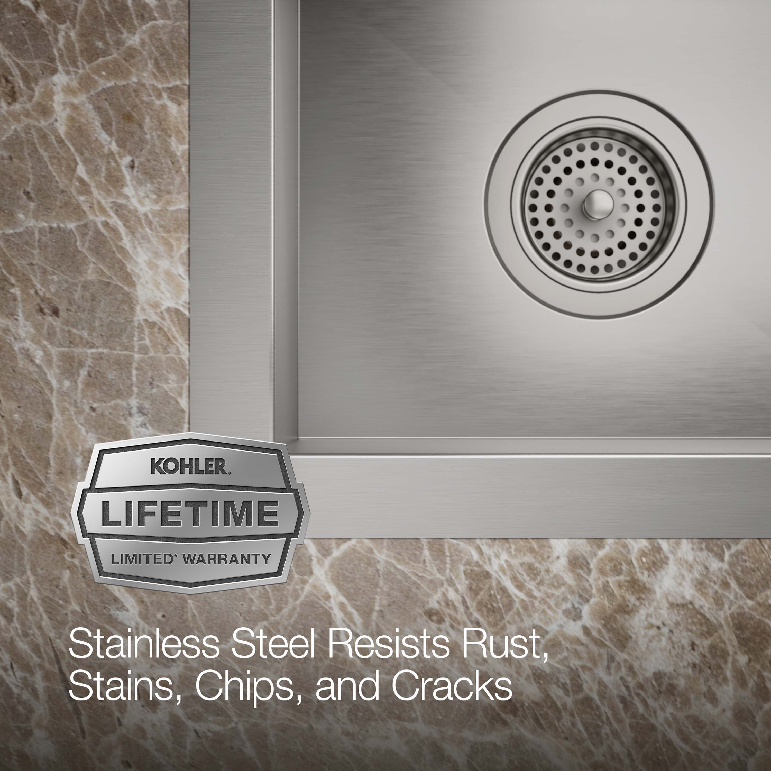 KOHLER 3840-1-NA Bar-Prep-Sinks - View #8