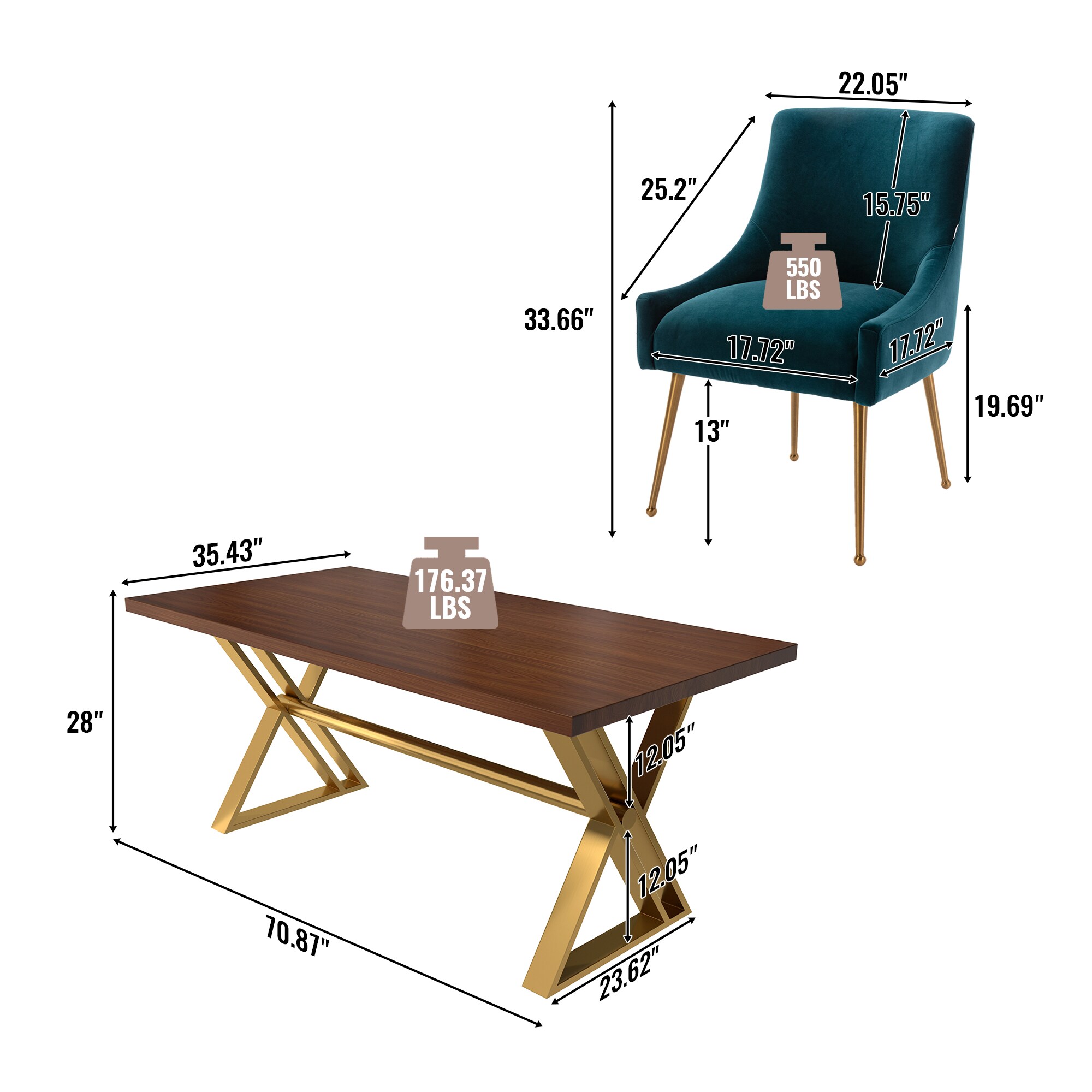 Clihome CL-HTM700LG Dining-Sets - View #4