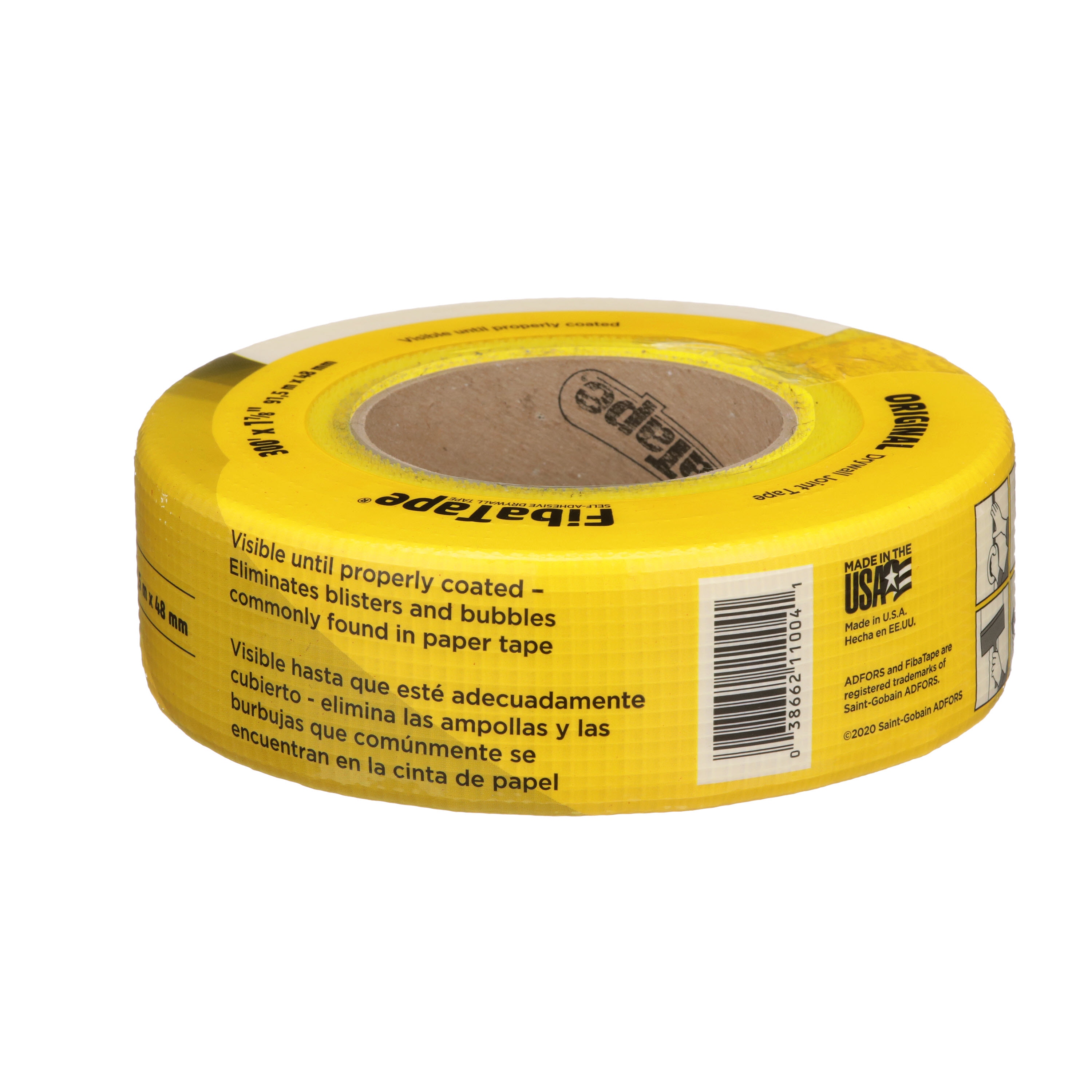 L FibaTape  Drywall Tape  Fiberglass Mesh  Self Adhesive 1-7/8 in W x 75 ft 